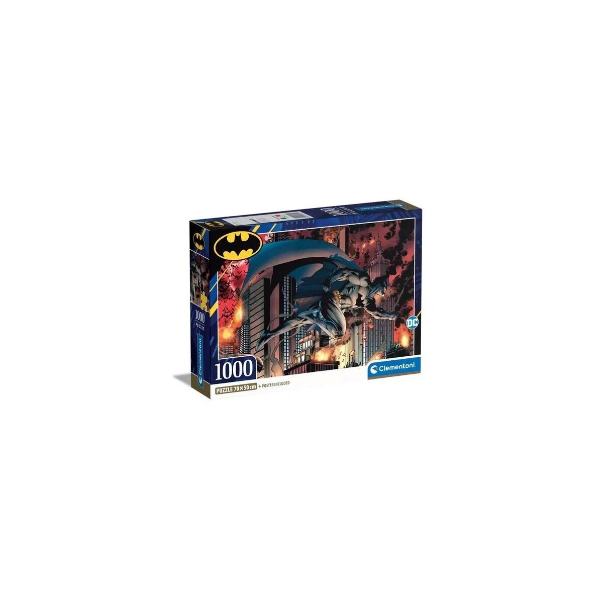 Clementoni® Lernspielzeug Batman City 1000-teiliges Clementoni Puzzle