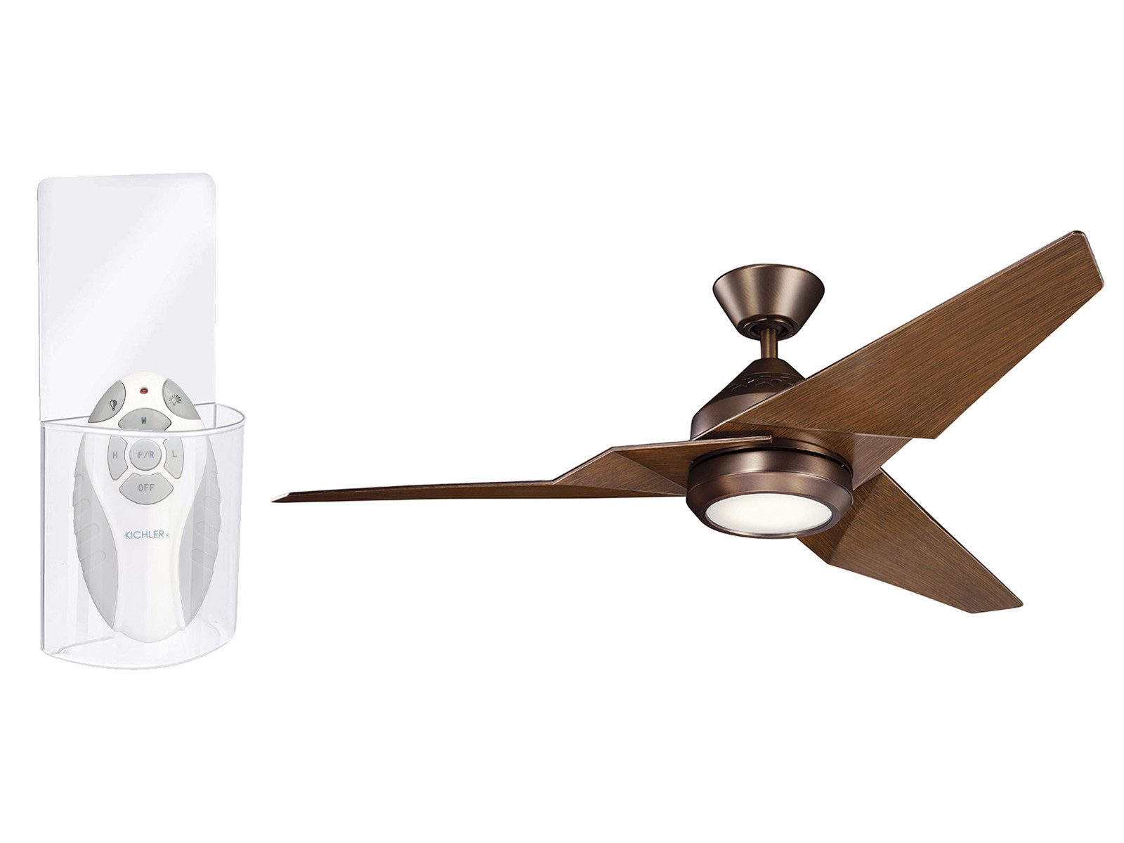 Massive Deckenventilator Mit 5 Lampen - Brauner Lüfter Mit Beleuchtung, 5x E14, 725 Lumen