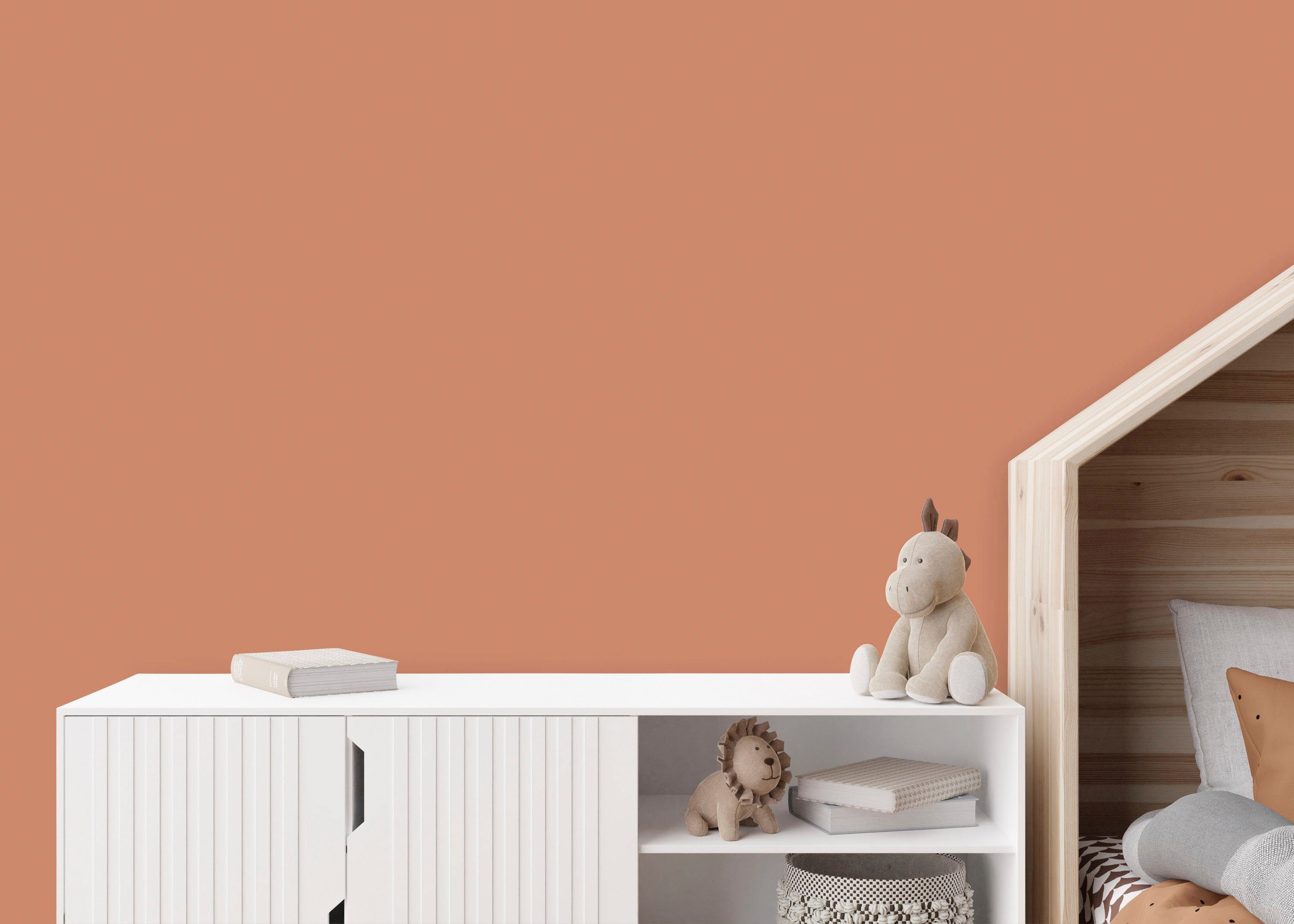 Création Deckenfarbe KITCHEN, Schlafzimmer und Ruddy Orangetöne Rosehip für Wand- versch. Küche, Wohnzimmer A.S. THE Innenfarbe Seidenmatt Flur TCK5012 COLOR