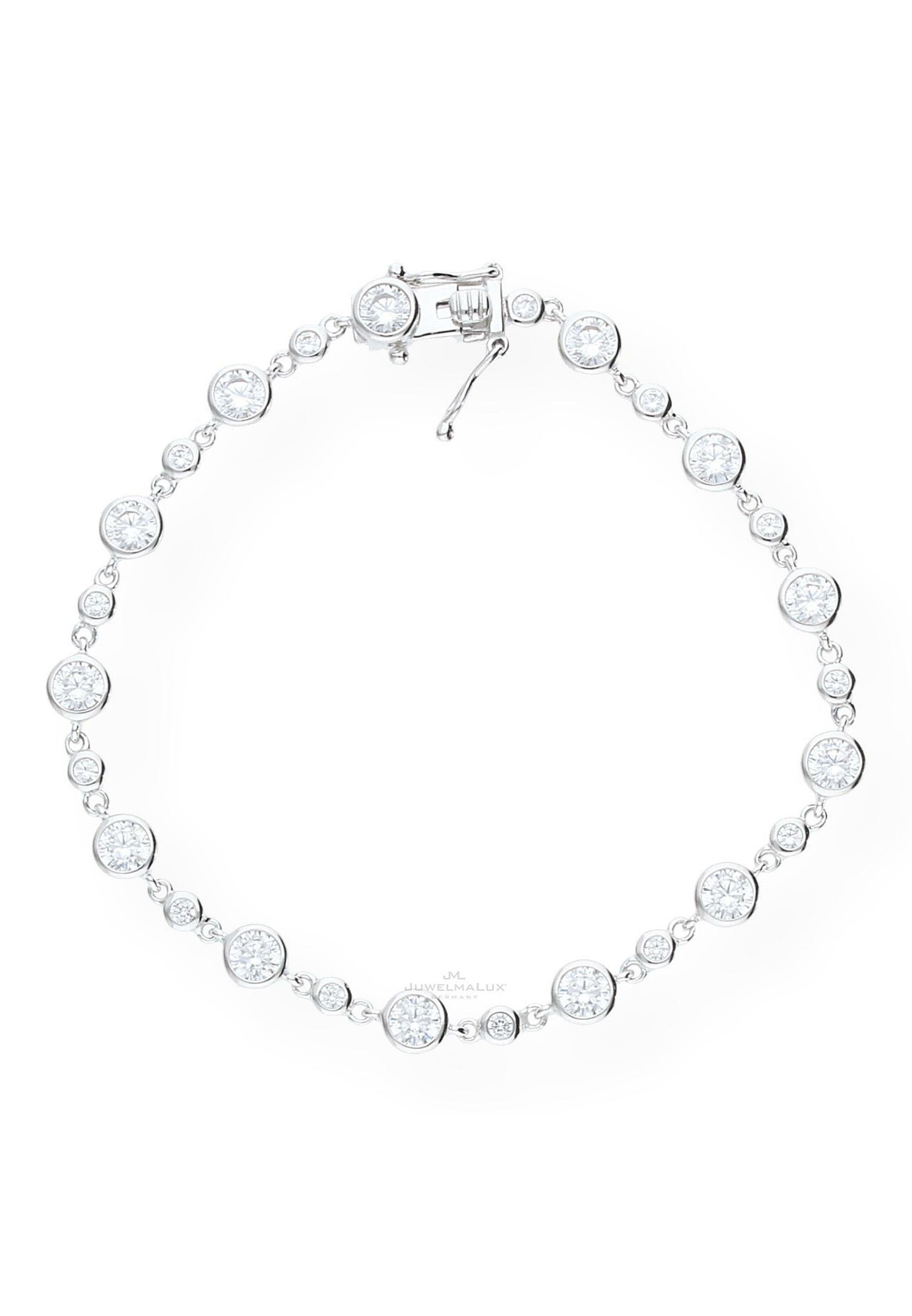 JuwelmaLux Silberarmband Armband Silber mit Zirkonia (1-tlg), Damen Armband Silber 925/000, inkl. Schmuckschachtel
