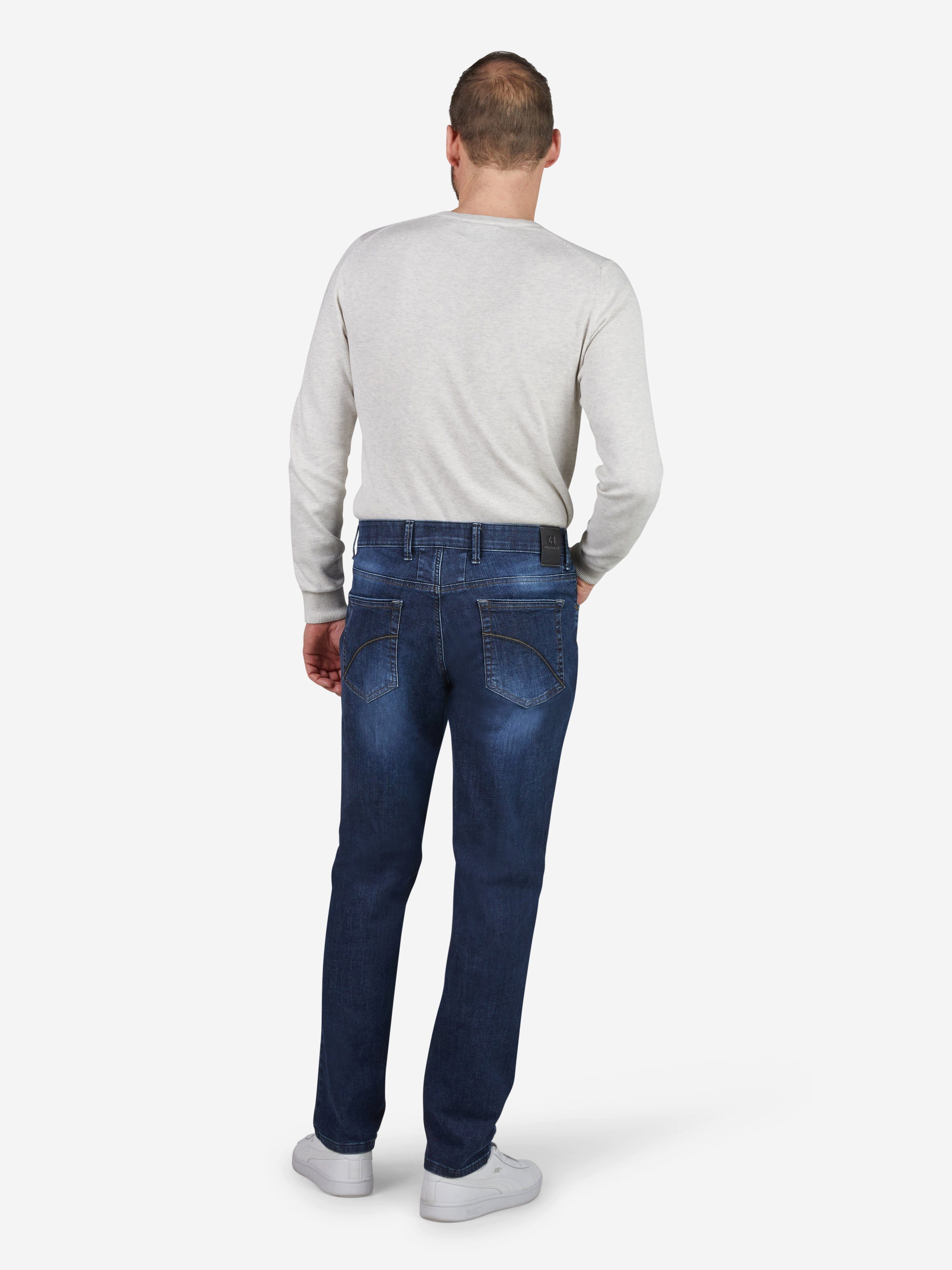 Club of Comfort 5-Pocket-Jeans ALEX 7915 - dunkelblau (gewaschen) - Herrenhose - 33/34 ["Die 6-Pocket basiert auf dem 5-Pocket-Model, hat aber eine