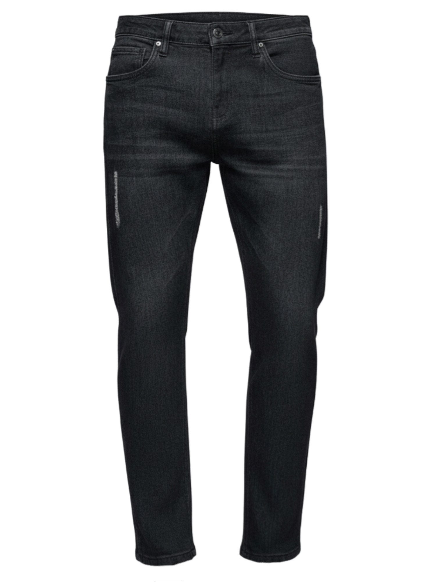 OMBRE Regular-fit-Jeans Jeanshose mit Used-Effekten – REGULAR FIT