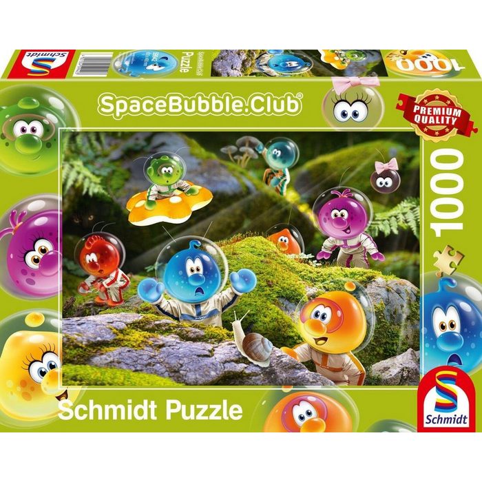 Schmidt Spiele Puzzle Ankunft im Mooswald. 1.000 Teile Puzzleteile
