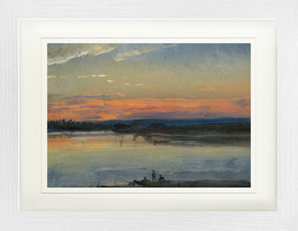 Poster Johan Christian Dahl Gerahmtes Bild Mit Edlem Passepartout