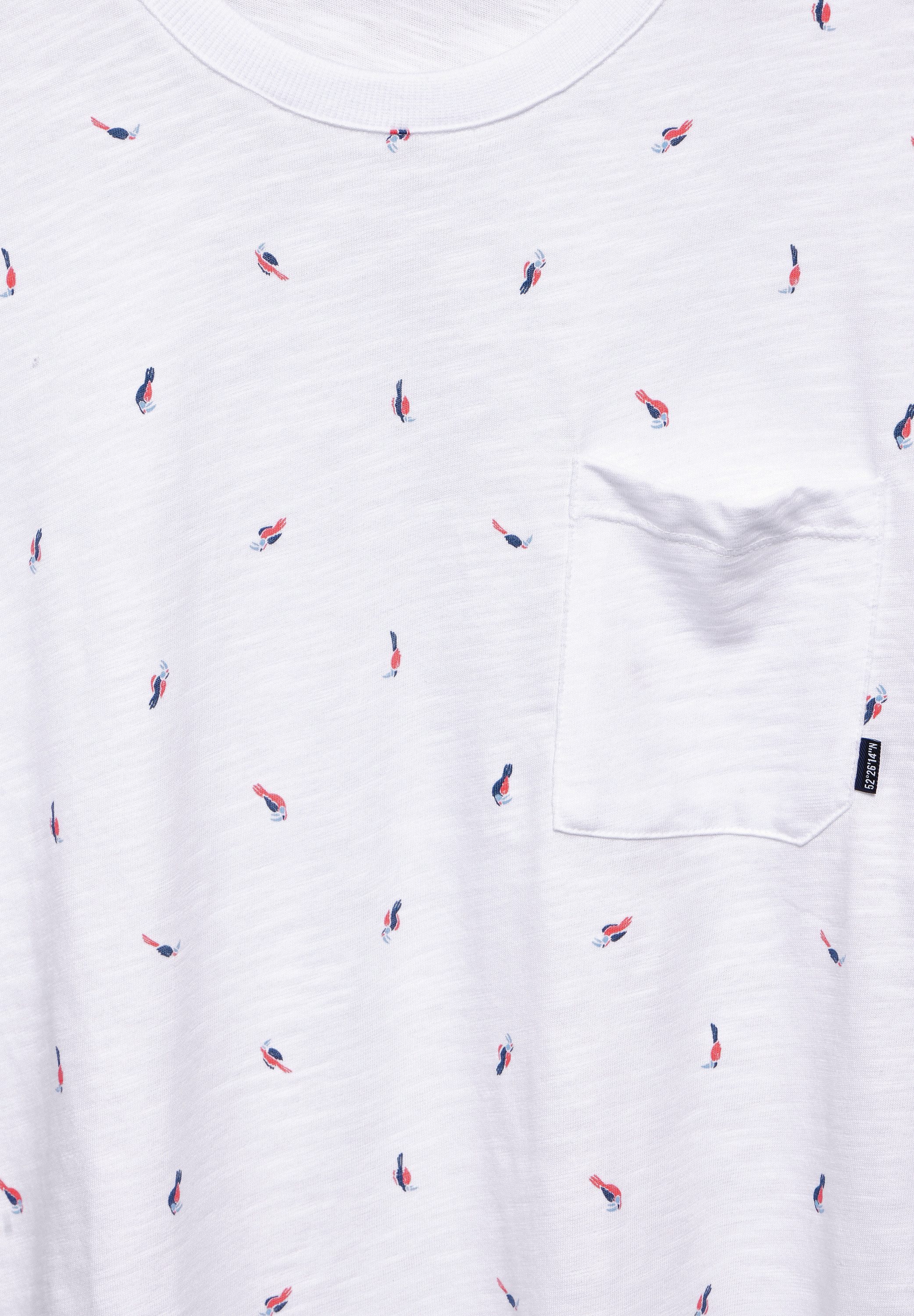 STREET ONE MEN T-Shirt aus reiner Baumwolle