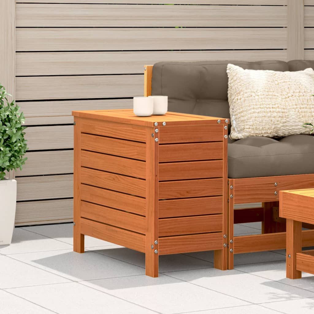 vidaXL Sofaelement Gartenhocker Wachsbraun 62x31,5x52 cm günstig online kaufen