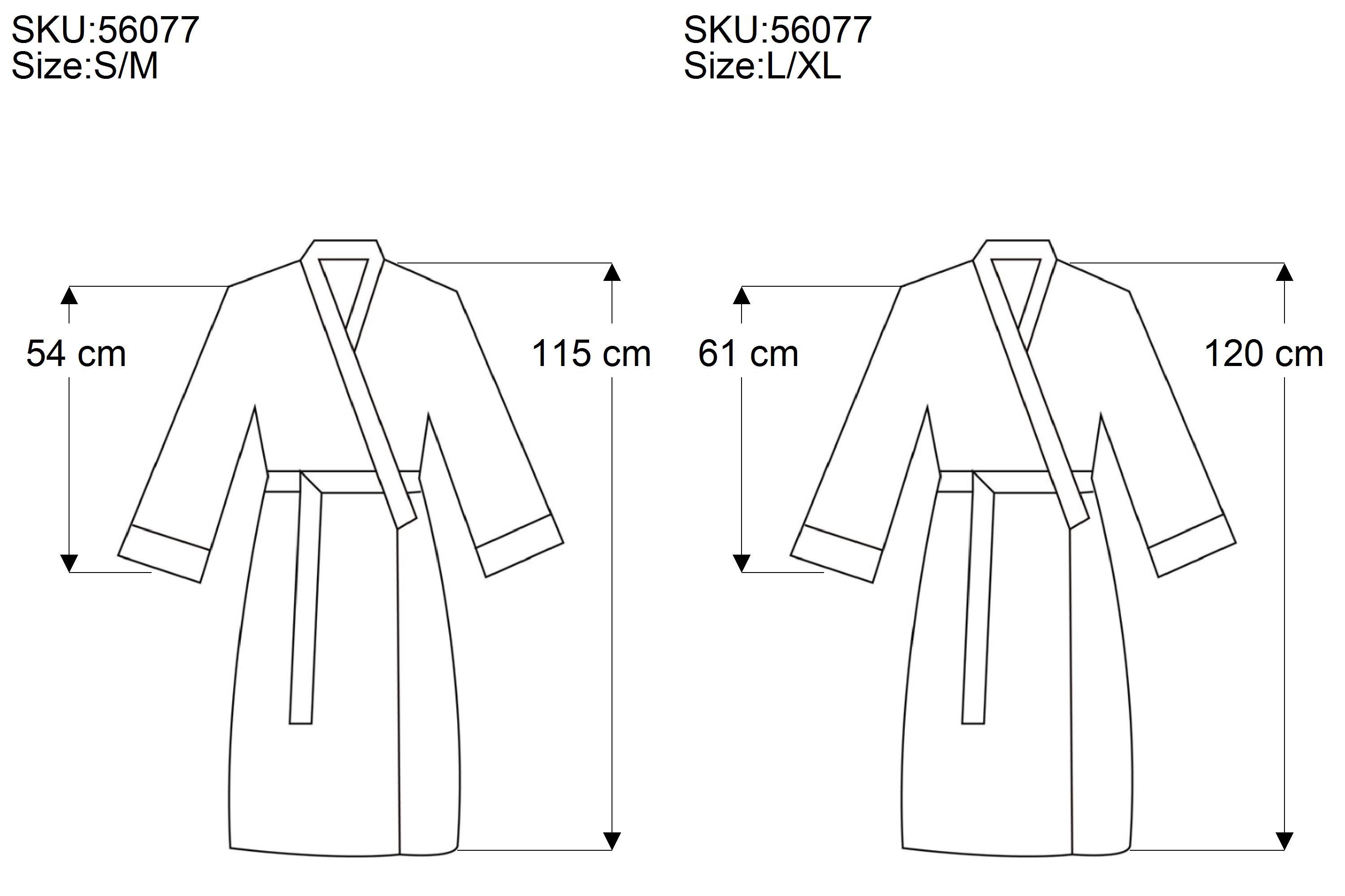 Guru-Shop Kimono Kimono im Japan Style, handbedruckter Oversize.., alternative Bekleidung – Bild 5 von 5