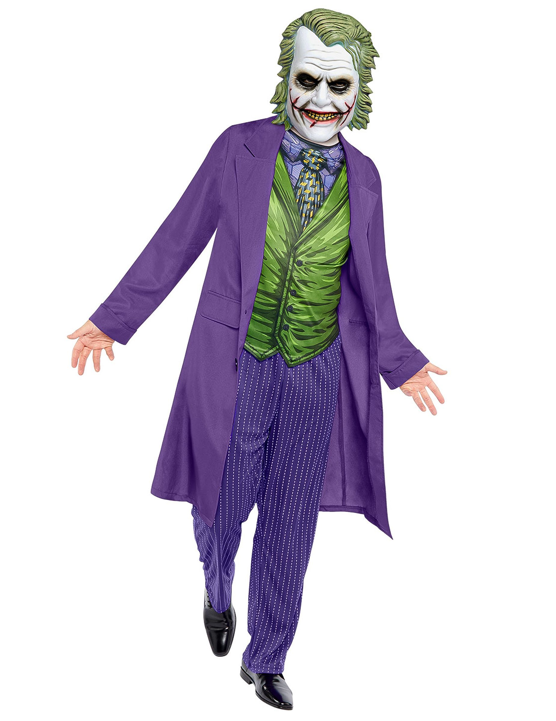 Kostüm Klassisches Joker Kostüm Herren grün/lila