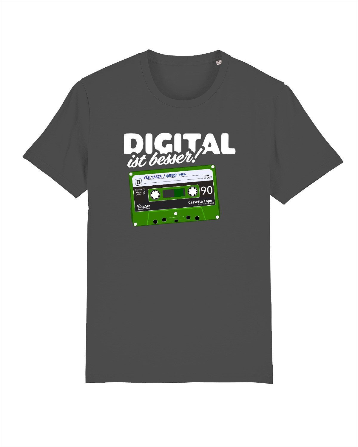 (1-tlg) ist Apparel Digital Print-Shirt besser antrazit wat?