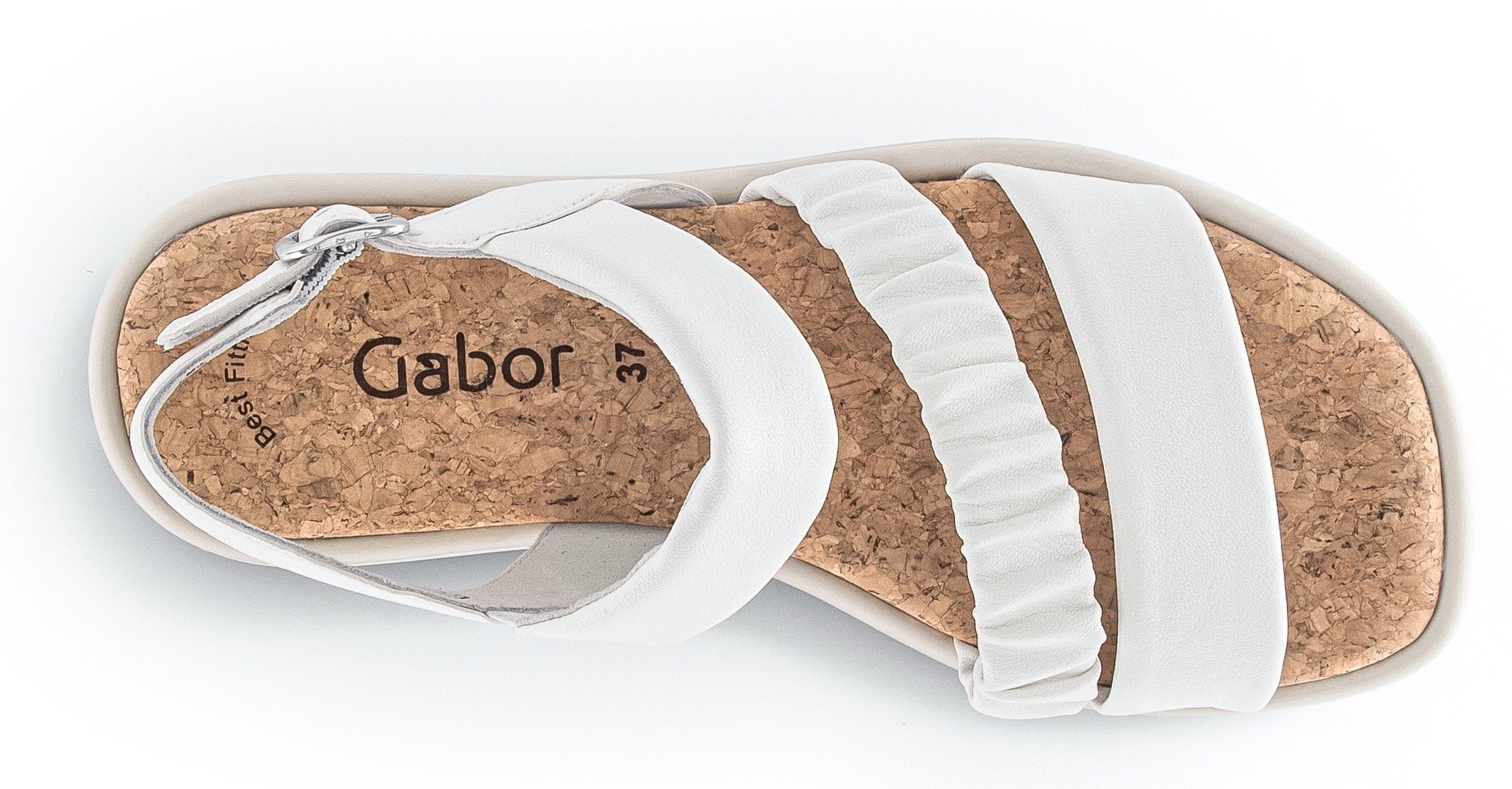 Fitting Ausstattung Gabor Best Sandalette weiß mit