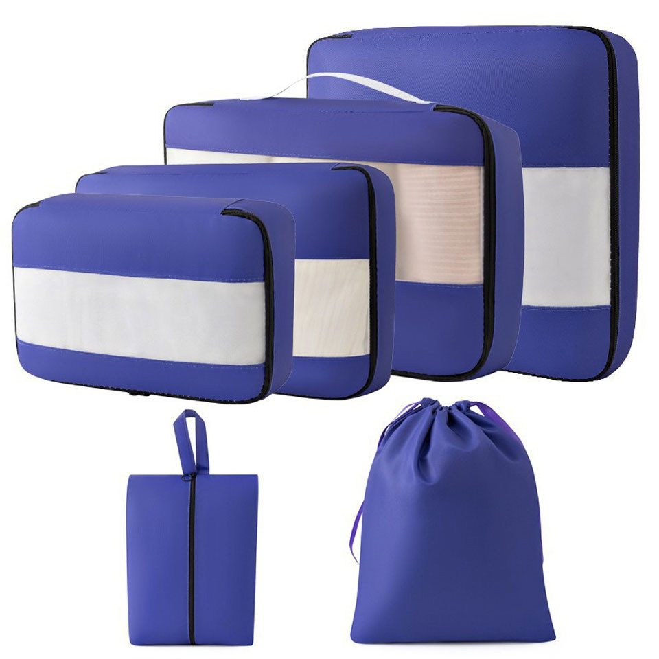 Kofferorganizer 6-teiliges Koffer-Organizer-Set, Koffer-Packtaschen