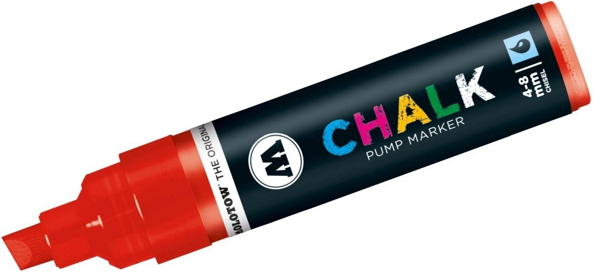 MOLOTOW Filzstift Windowmarker Chalk nachfüllbar 4-8mm rot