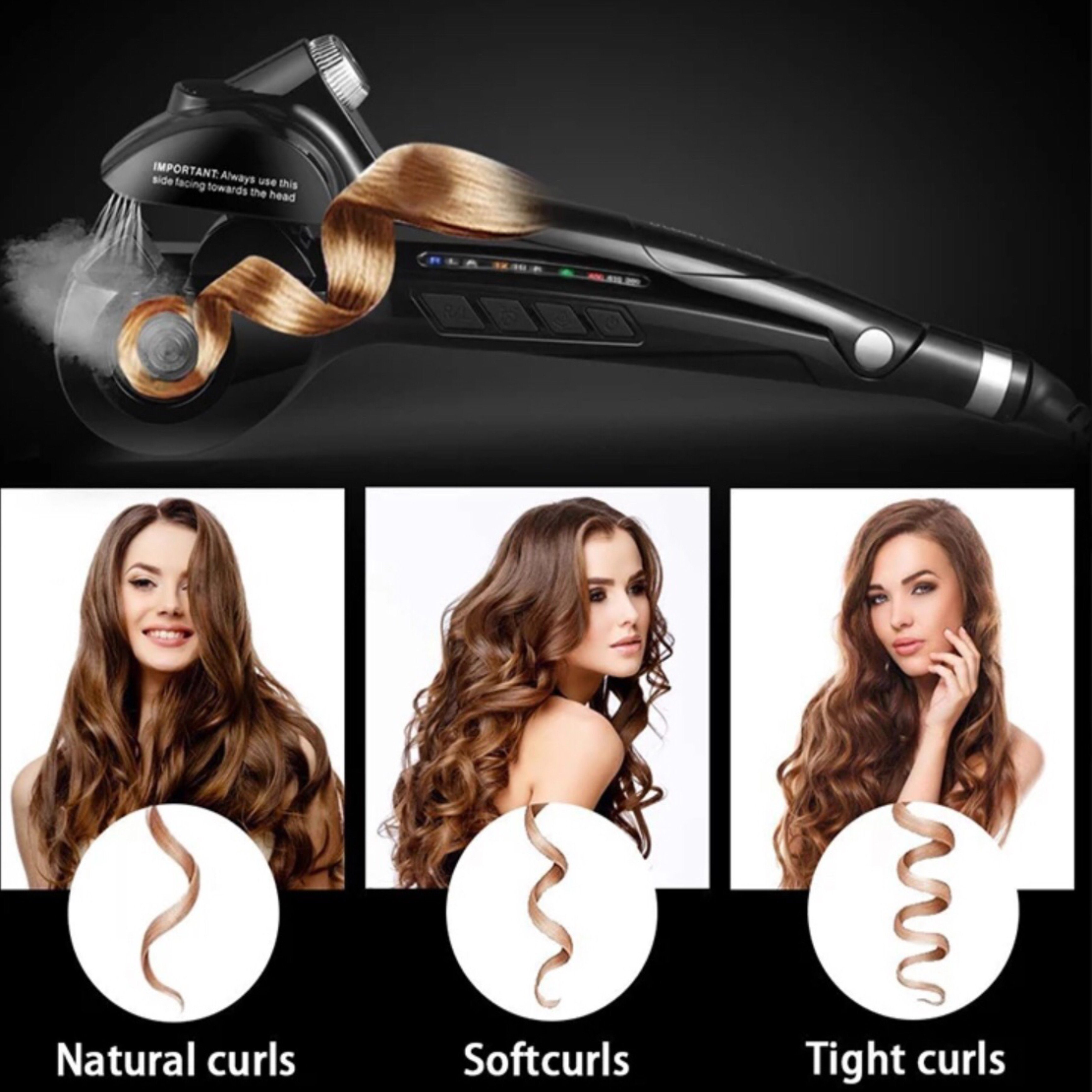 Smart Keramik-Steam Lalano`S automatischer Hair Curler, Lockenstab Keramik-Beschichtung Curler, Cosmetics