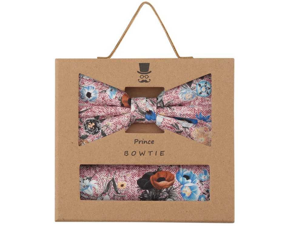 Prince Bowtie Fliege SET FLIEGE+TUCH
