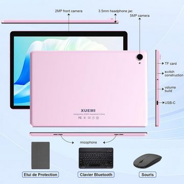 XUEMI 12 GB RAM 7000 mAh Octa-Core Prozessor Tablet (10", 128 GB, Android 13, Leistungsstarkes Multimedia-Gerät: Innovation und Zuverlässigkeit)