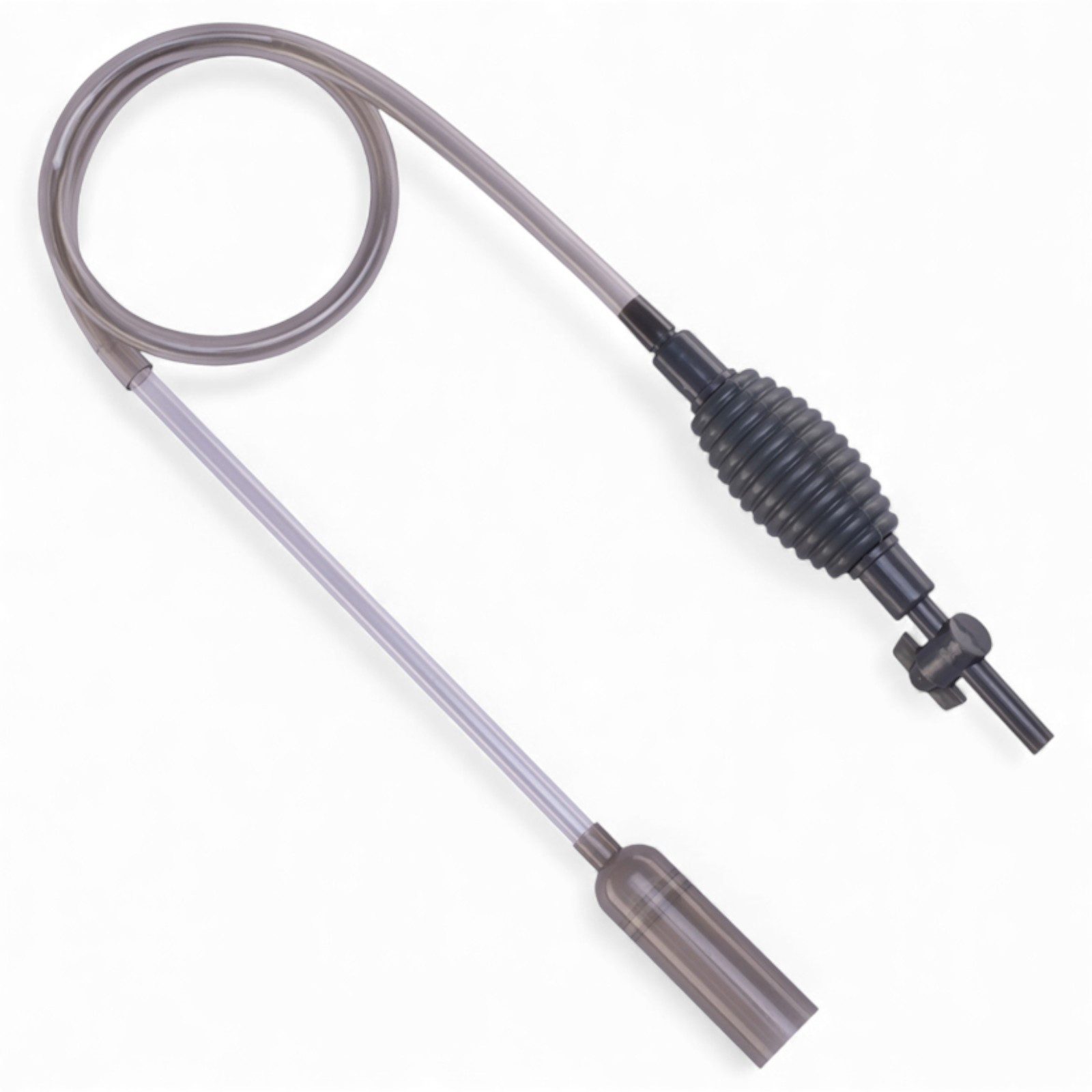 Petnova Schlammsauger Aquarium Mulmsauger mit Handpumpe & Ventil 1,8 m
