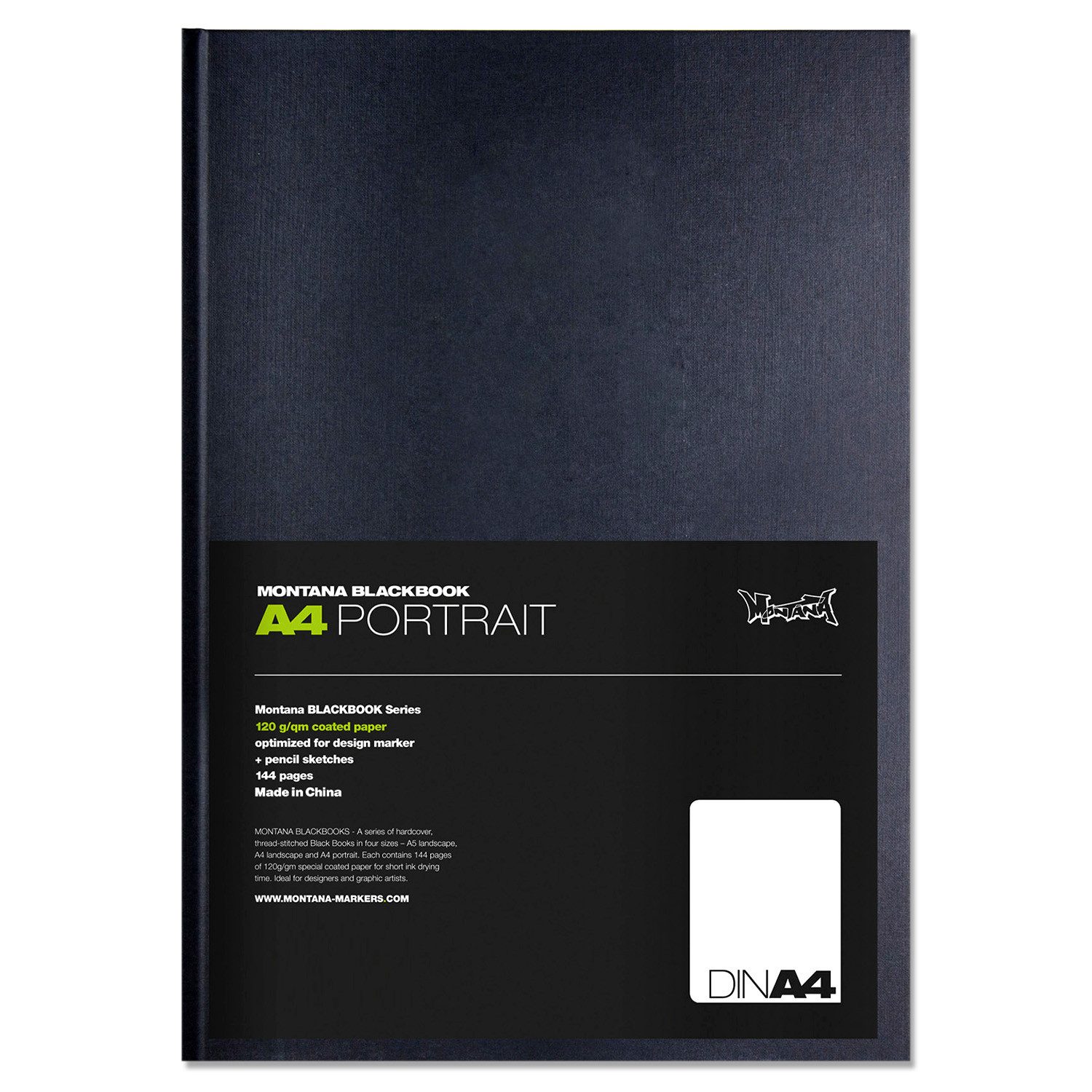 Montana Cans Zeichenalbum Montana Cans Blackbook, A4, Hardcover, Sketchbook