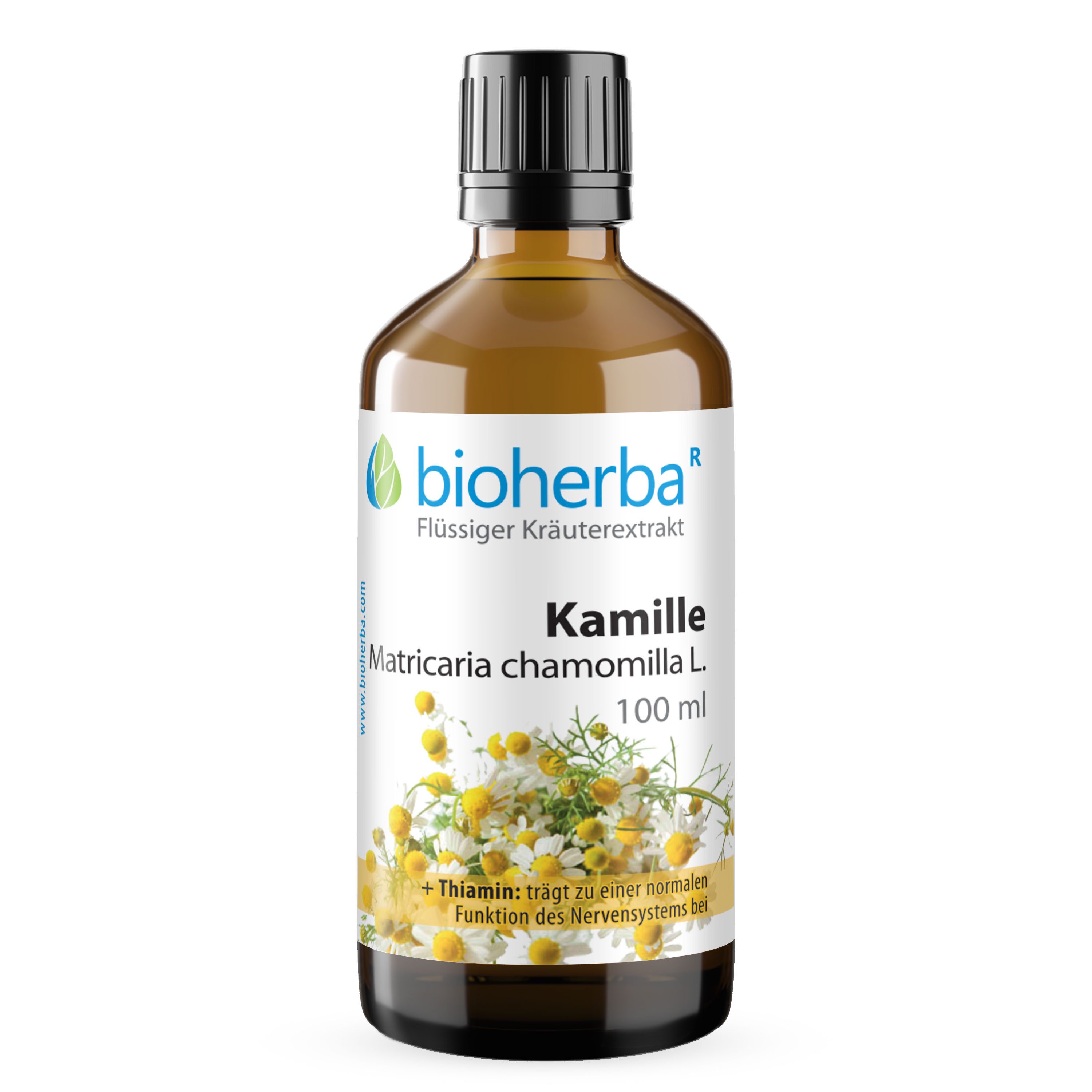 BIOHERBA R Bioherba Kamille Matricaria chamomilla L. Tropfen Tinktur 100 ml Glasflasche, 1 er