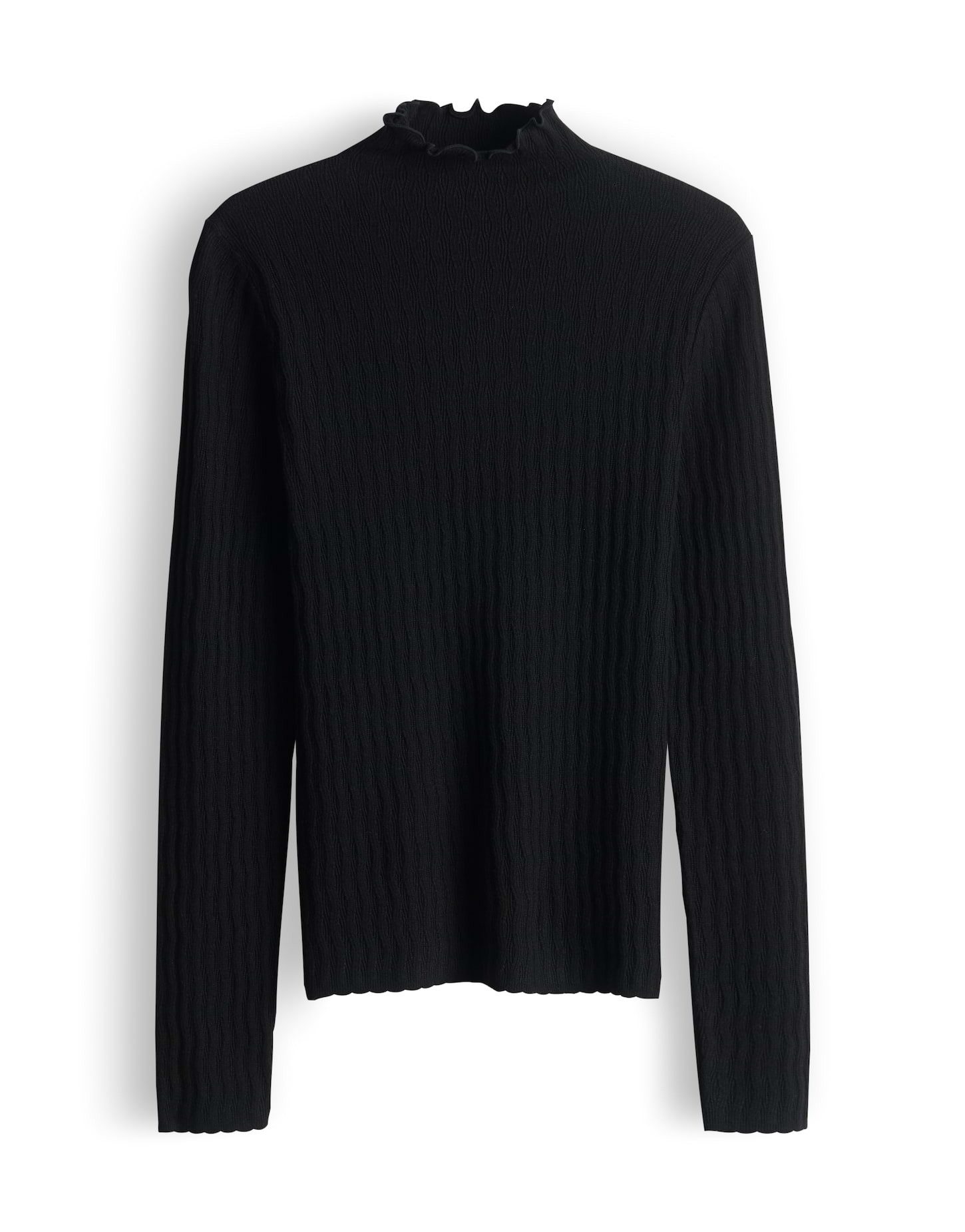 someday Rollkragenpullover TAYELIA Slim mit Wellenstruktur günstig online kaufen