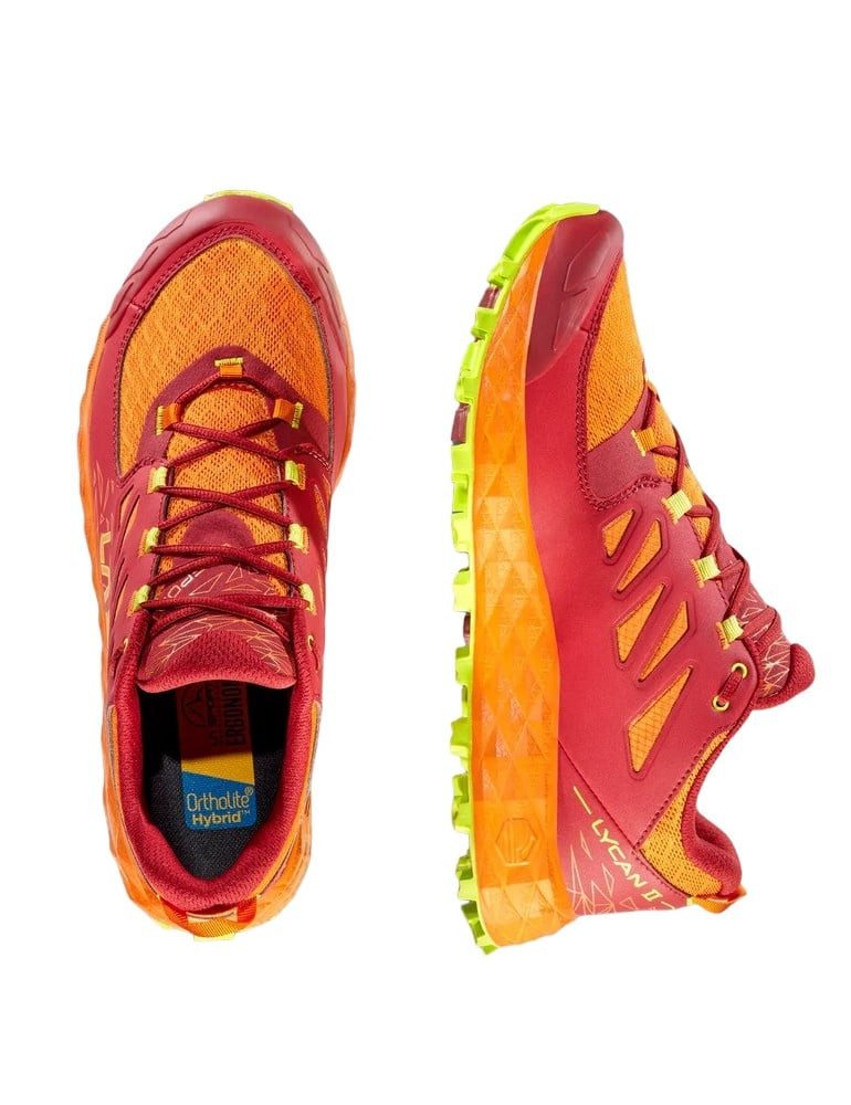 La Sportiva Trail-Laufschuhe Lycan II rot/orange Herren Wanderschuh