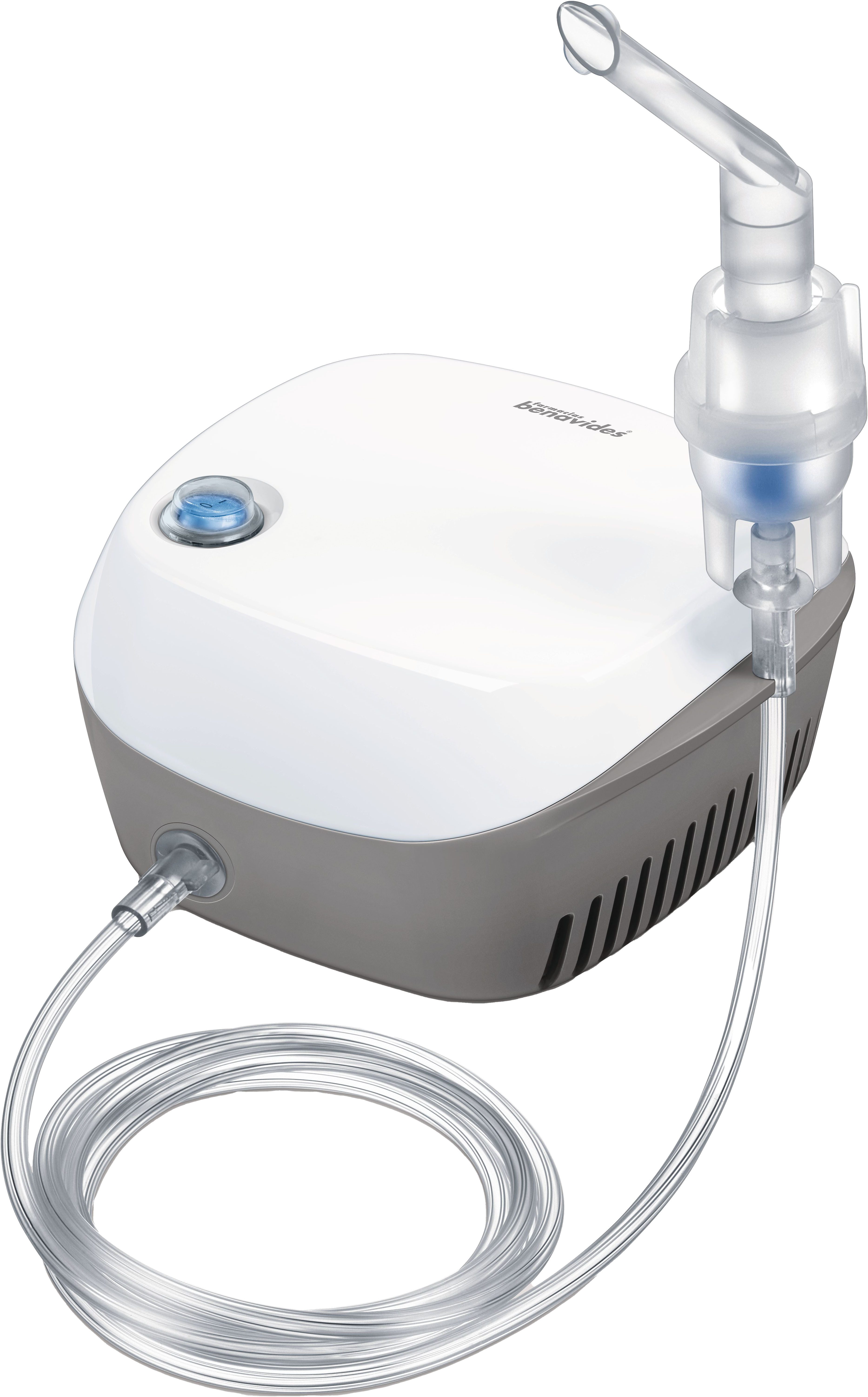 BEURER Inhalationsgerät IH 18 Inhalator zur Behandlung der oberen und unteren Atemwege, Effektive Verneblung mittels AC Kompressor-Drucklufttechnologie