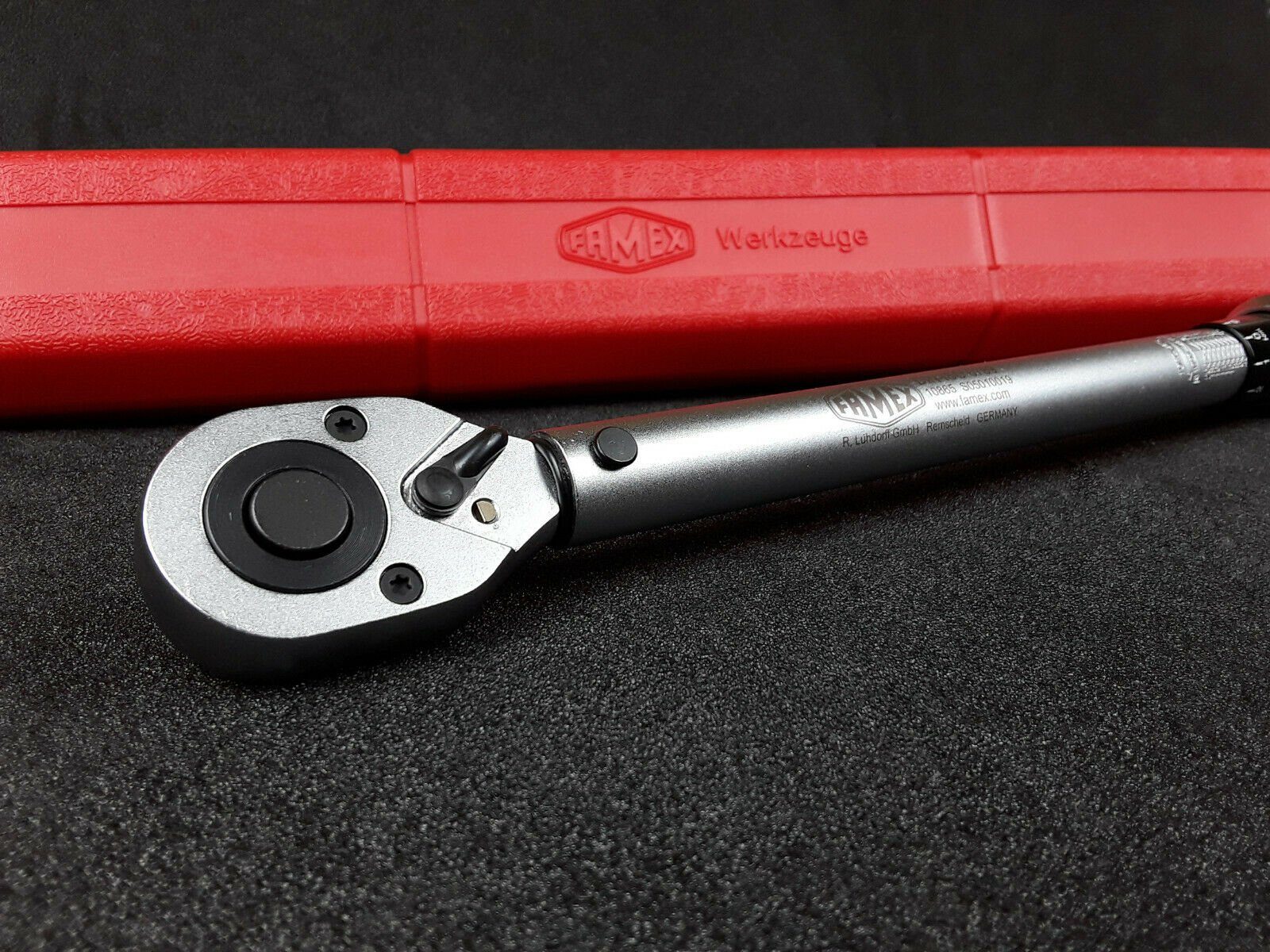 FAMEX Drehmomentschlüssel 10865-3N Drehmomentschlüssel 1/2 Zoll (Drehmomentschlüssel, 4 St), PROFESSIONAL, mit Kalibrierschein, +-3%