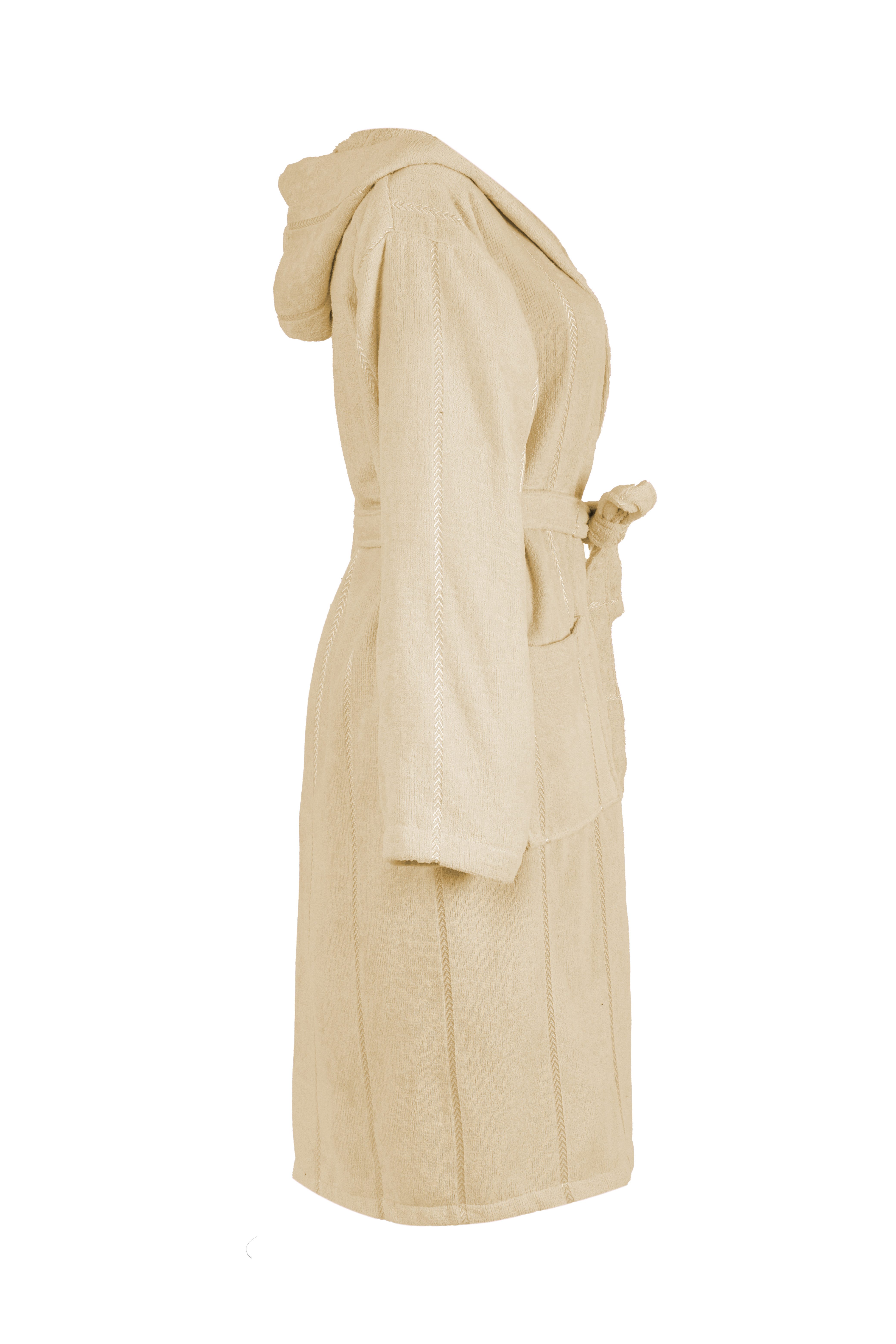 Just2little Bademantel Baumwoll-langarm Bademantel mit Kapuze - OEKO-TEX® Z günstig online kaufen