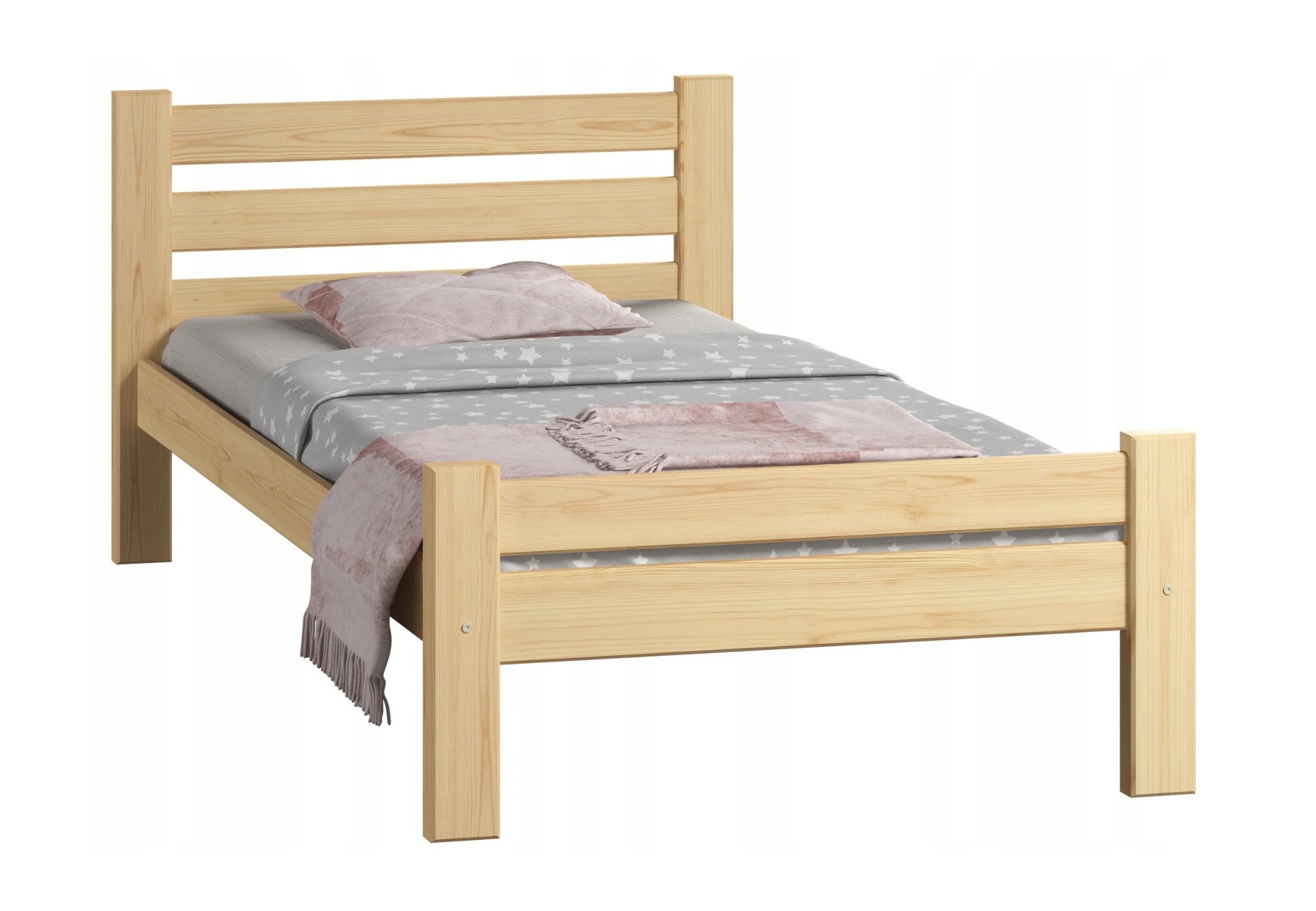 Home Collective Bettgestell Massivholzbett, Einzelbett mit günstig online kaufen
