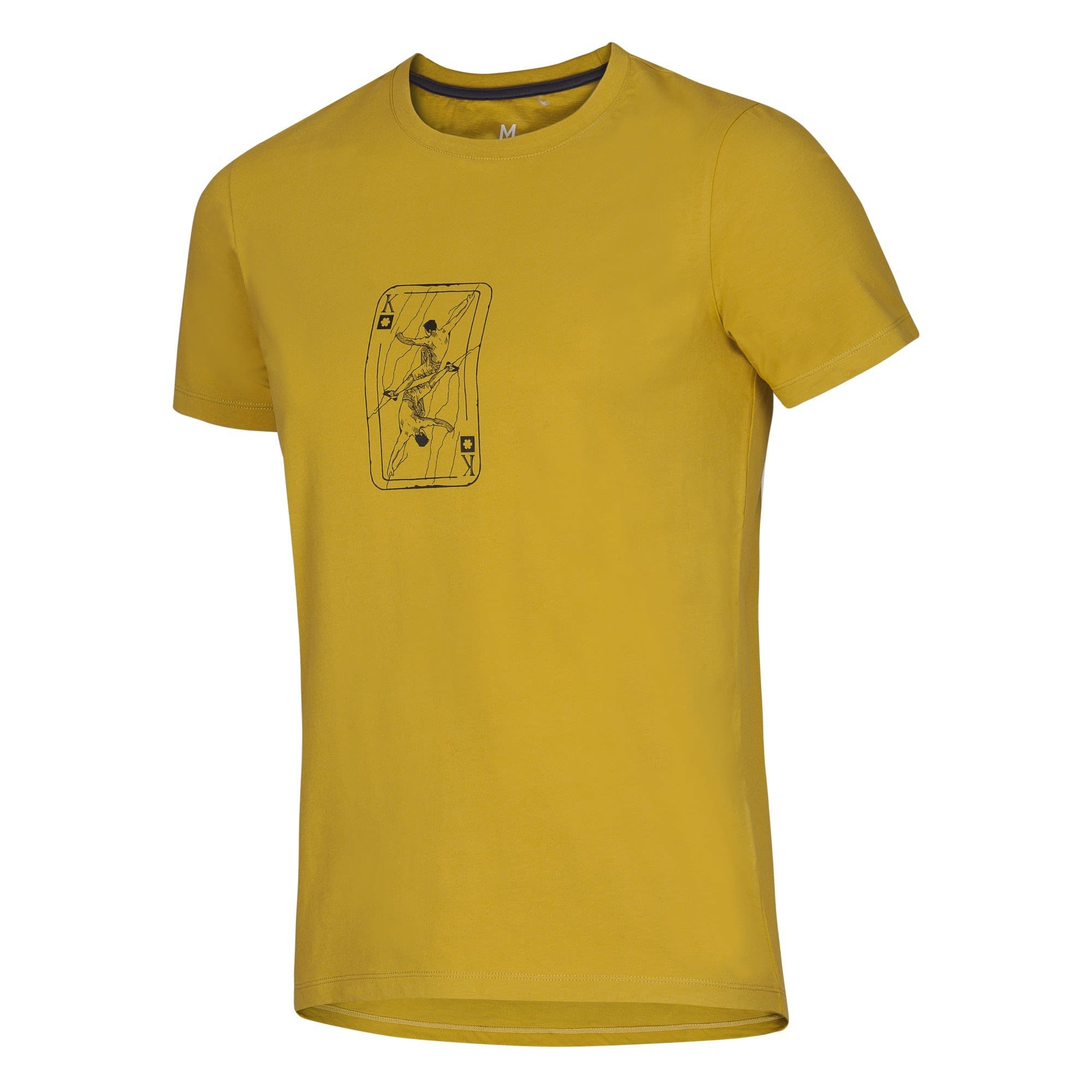 Ocun T-Shirt Ocun M Classic T Herren Kurzarm-Shirt Yellow Antique Brown King