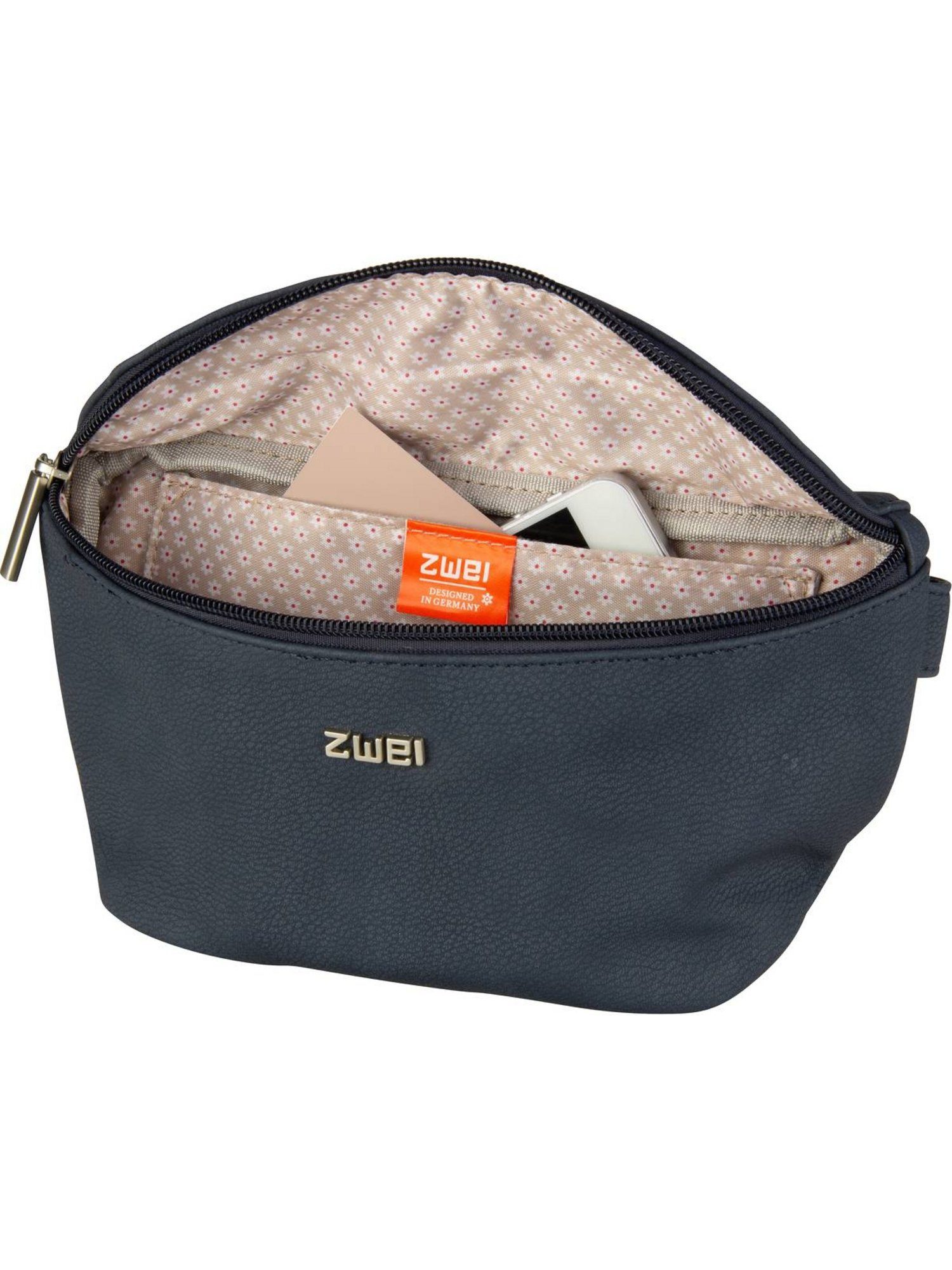 MH4 Zwei Gürteltasche Mademoiselle Nubuk/Blue