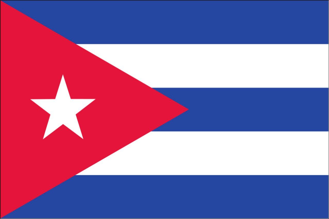 flaggenmeer Flagge Flagge Kuba 110 g/m² Querformat
