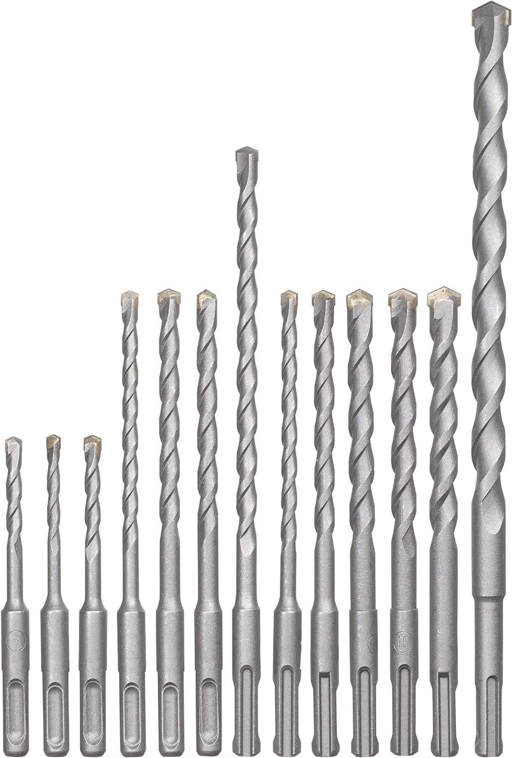 kwb Bohrer- und Bit-Set, kwb SDS-Plus Hammer-Bohrer-Set, 12-teiliges Stein- günstig online kaufen