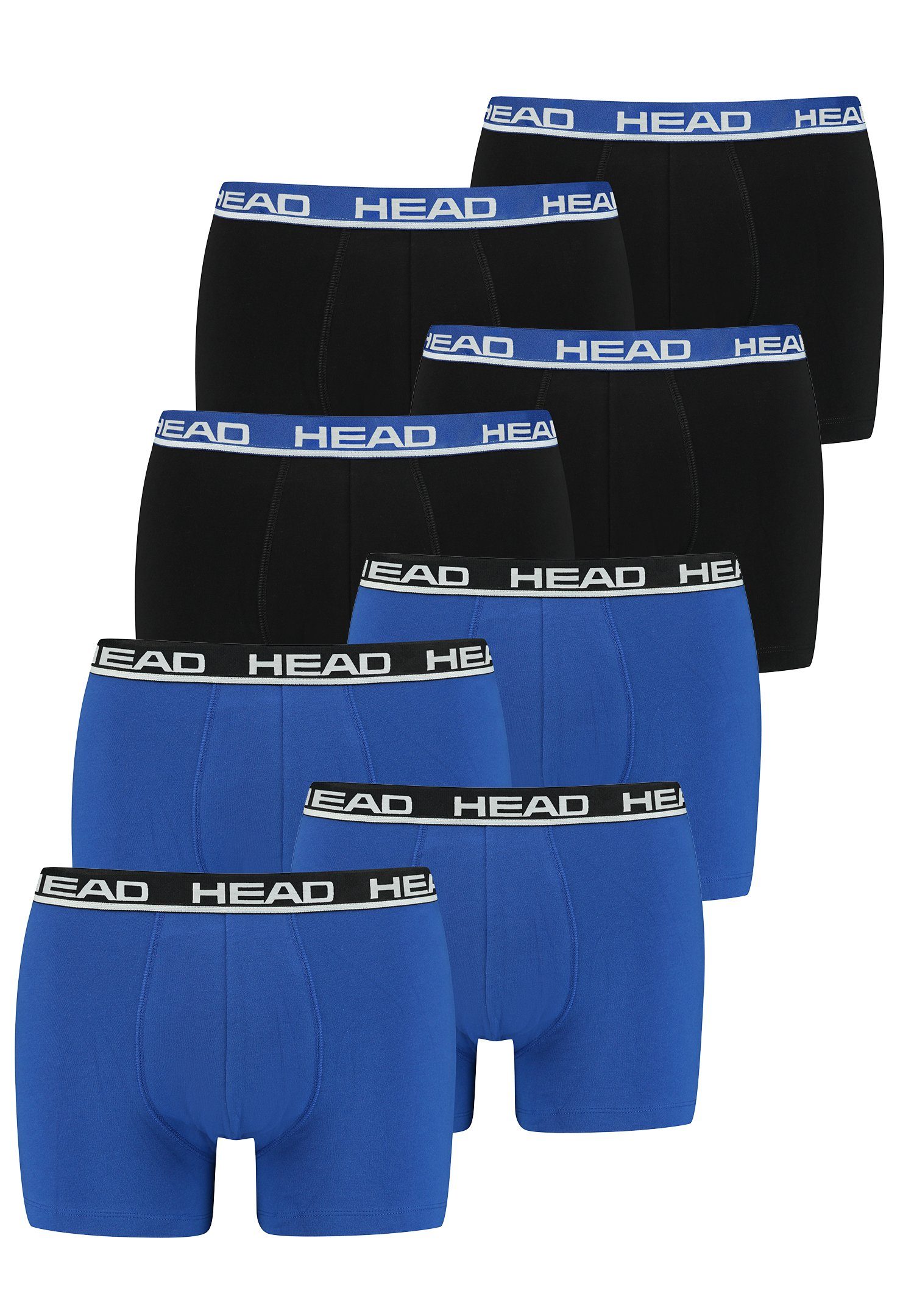 Head Boxershorts Head Basic Boxer 8P (Spar-Set, 8-St., 8er-Pack) Black Blue/Blue Black