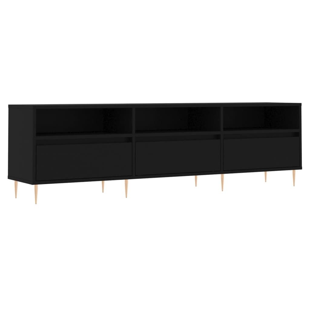 vidaXL TV-Schrank TV-Board Schwarz 150x30x44,5 cm Holzwerkstoff günstig online kaufen