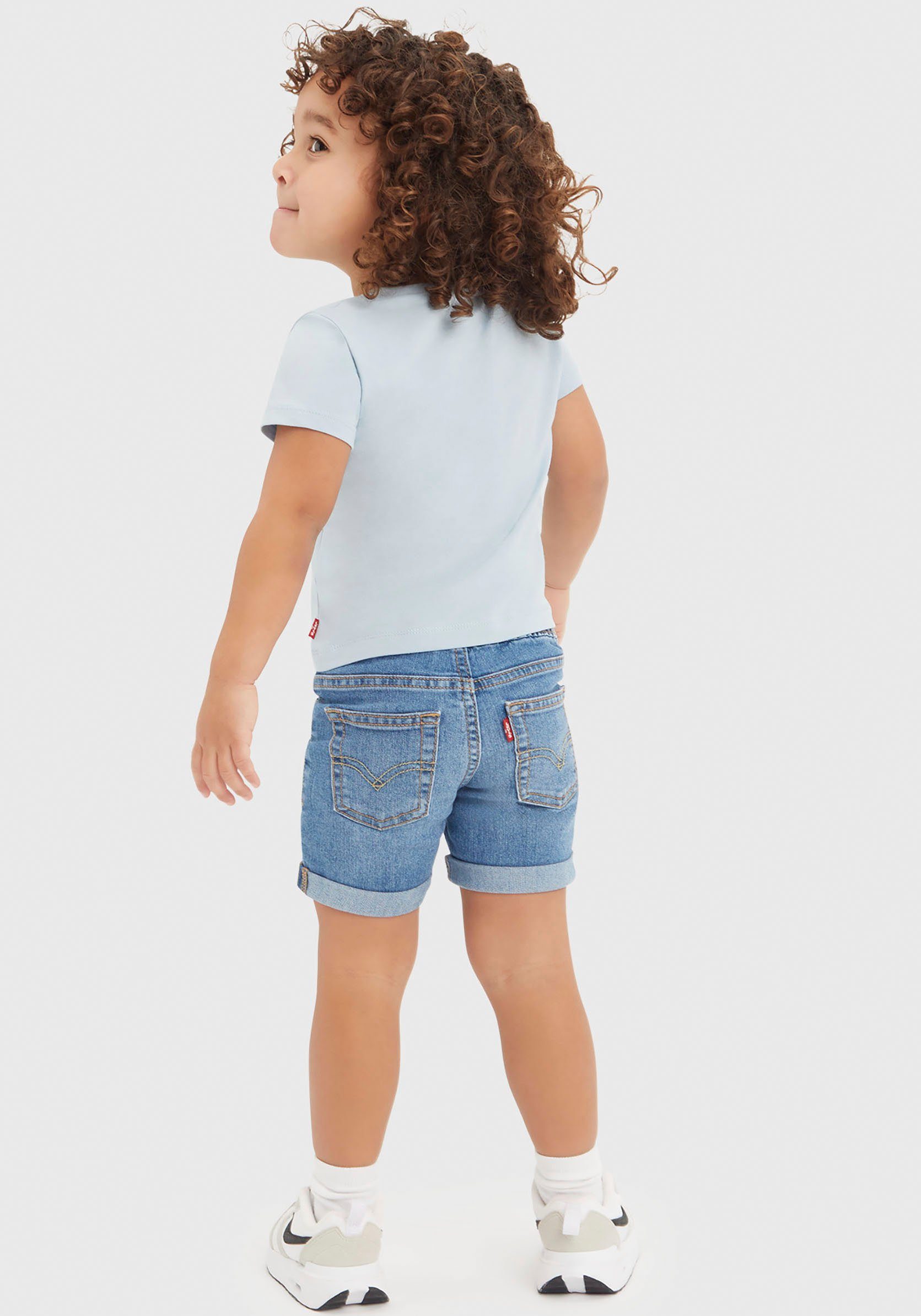 Levi's® Kids T-Shirt & Shorts CRITTER STACKED LOGO TEE (Set, 2-tlg) for Baby BOYS