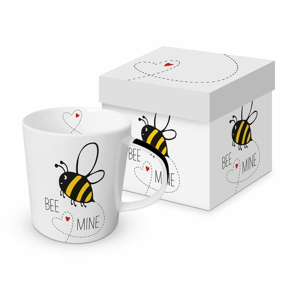 PPD Tasse Trend Mug Bee Mine 350 ml, Bone China, Große Tasse aus  Magnesiumporzellan