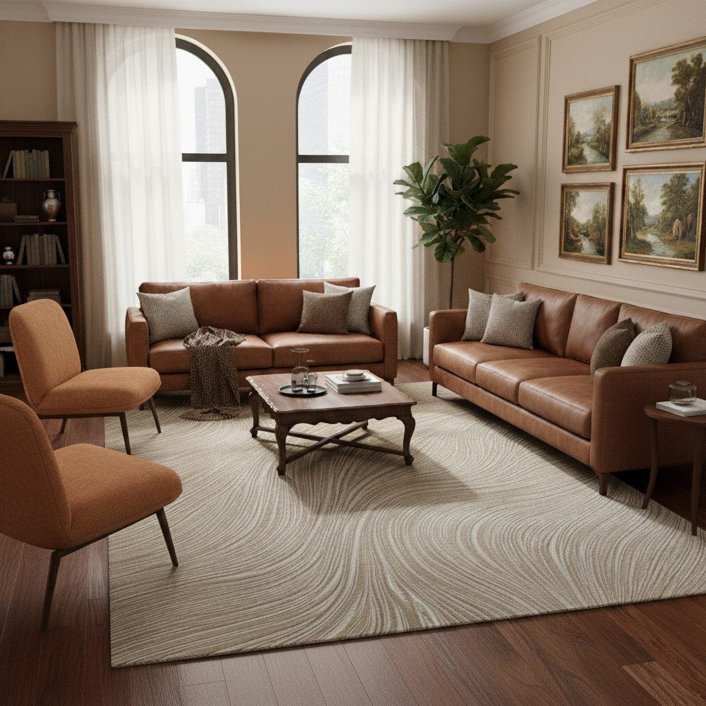 Vimoda Teppich Boho Design Unifarbe Hoch-Tief-Effekt, Rechteckig, Höhe: 6 m günstig online kaufen