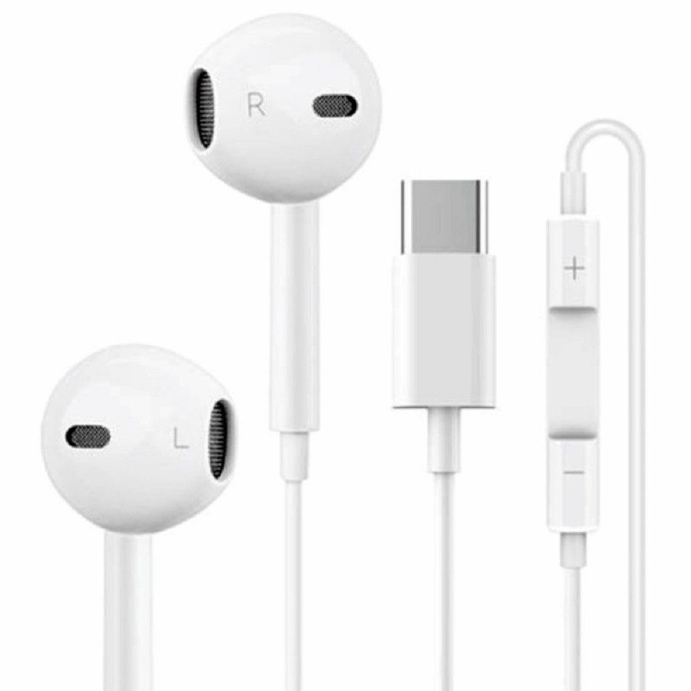 Headset In-Ear mit USB-C-Anschluss - (BASIC LINE) In-Ear-Kopfhörer