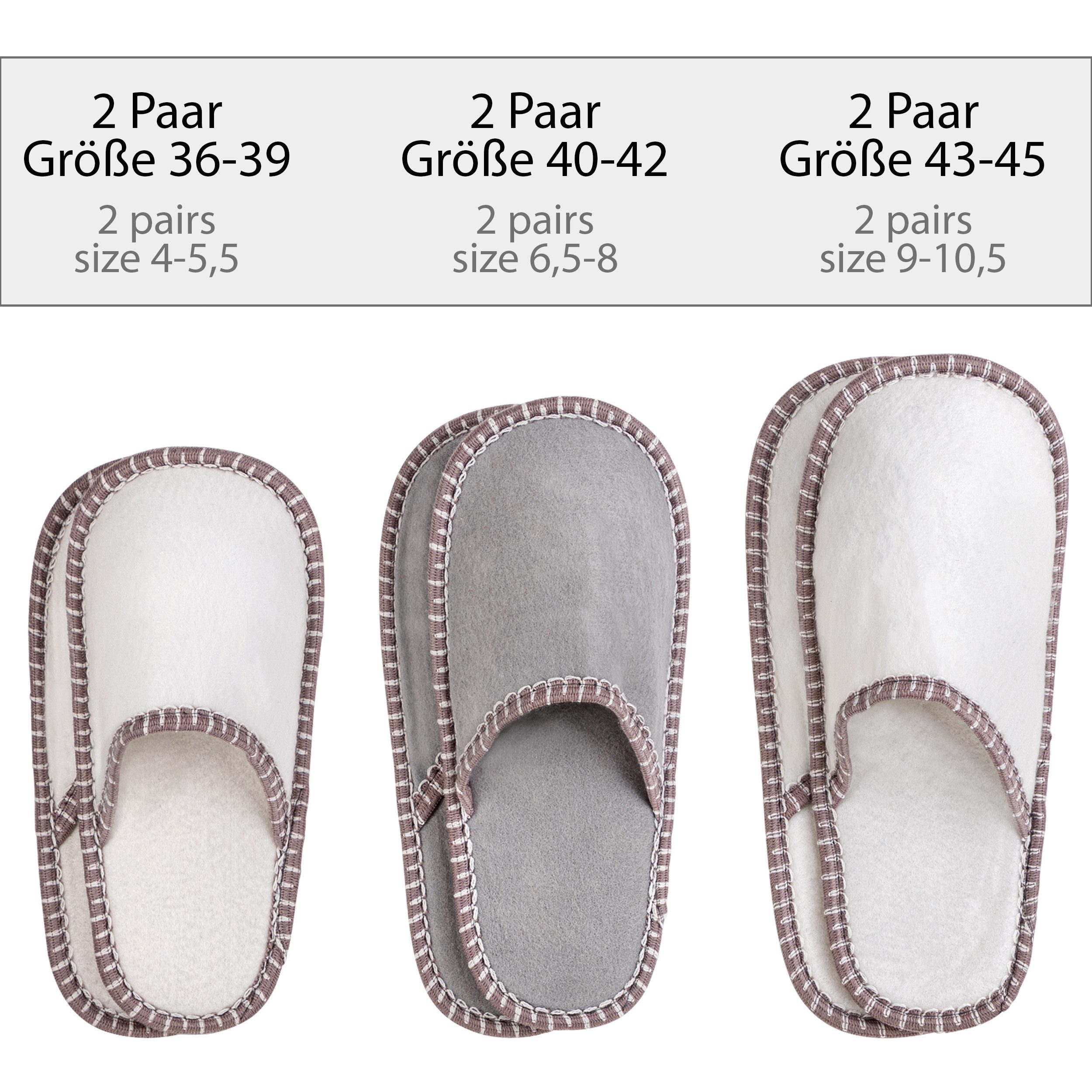 ONVAYA ABS Gästepantoffel, Waschbär, 6er Set, Antirutsch Sohle Pantoffel