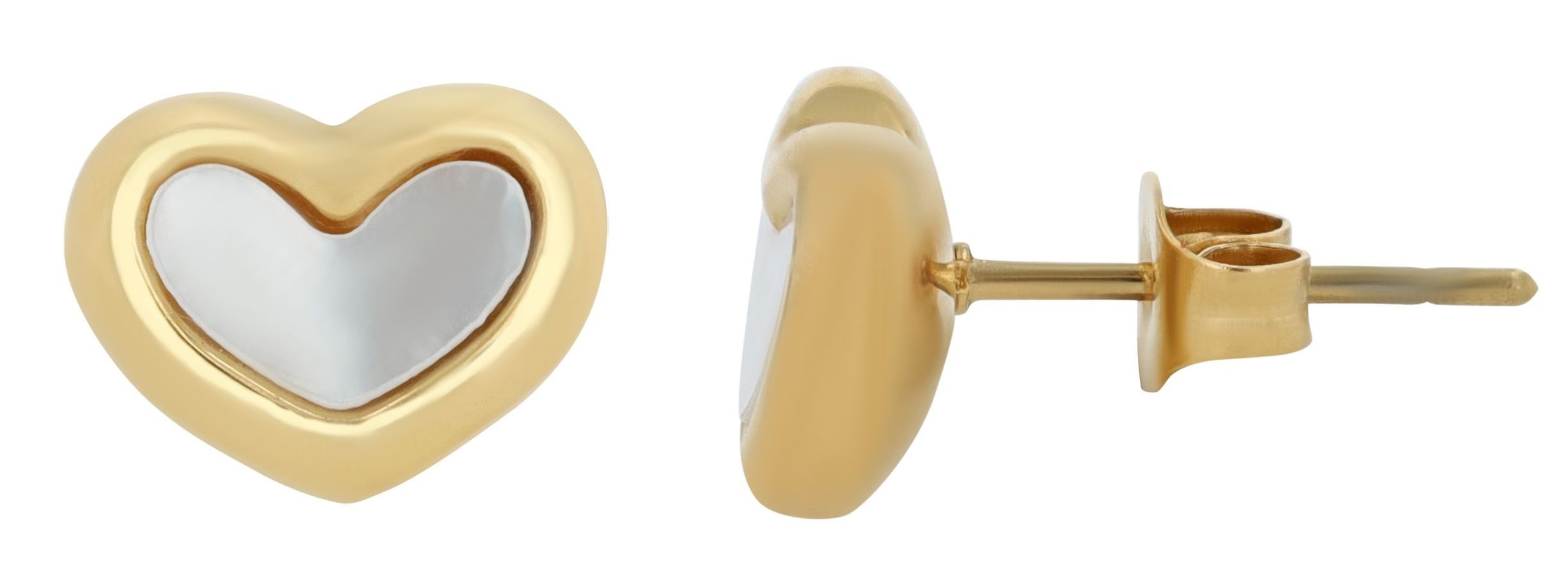 Valentinstagsgeschenk AKZENT Ohrring-Set Candela Creolen Ohrringe Edelstahl silber Damen wasserfest (Paar), goldfarben, goldfarbig02