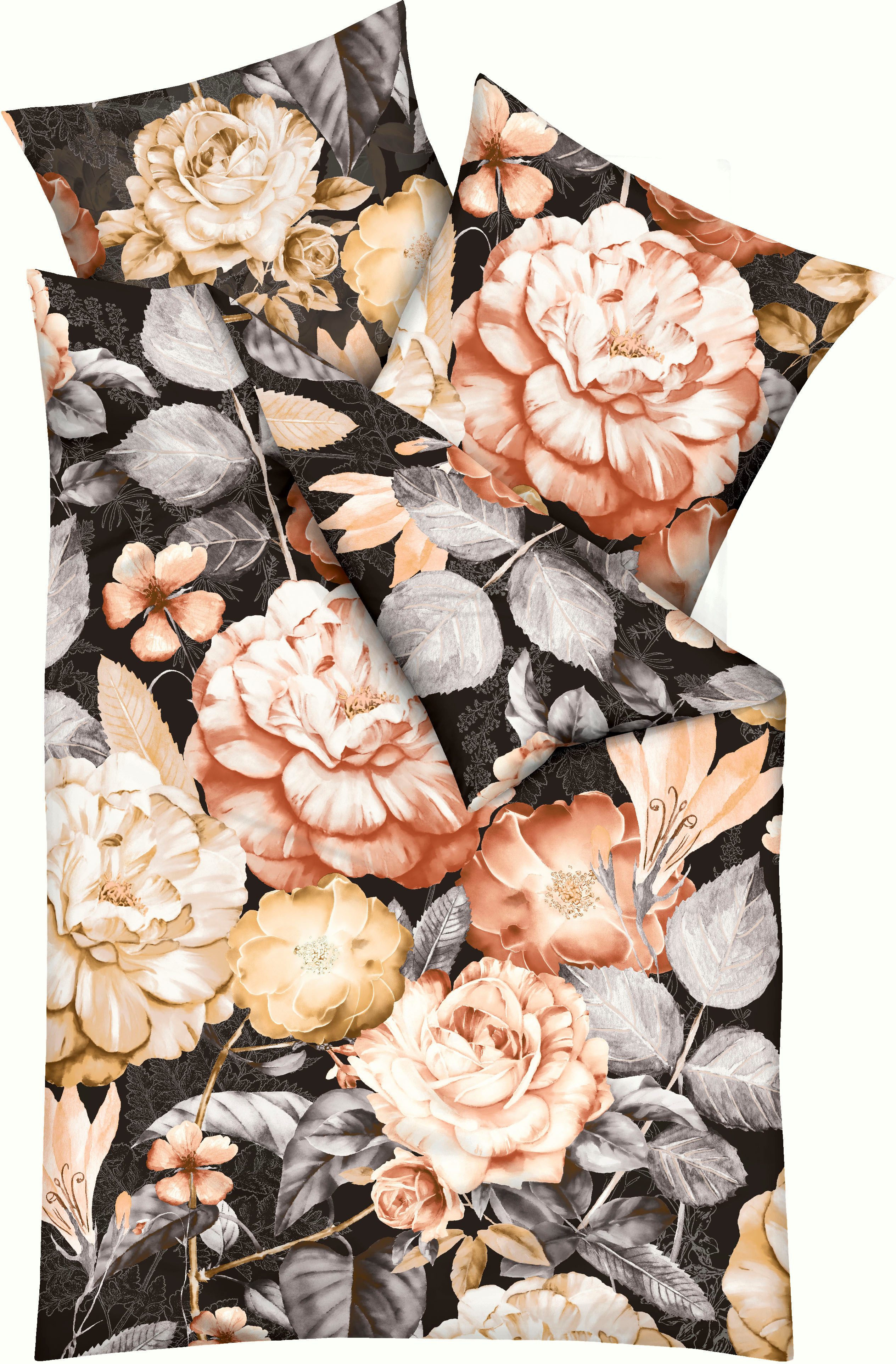 Kaeppel Постельное белье Serena, Feinbiber, 2 teilig, Mit Blumenmuster