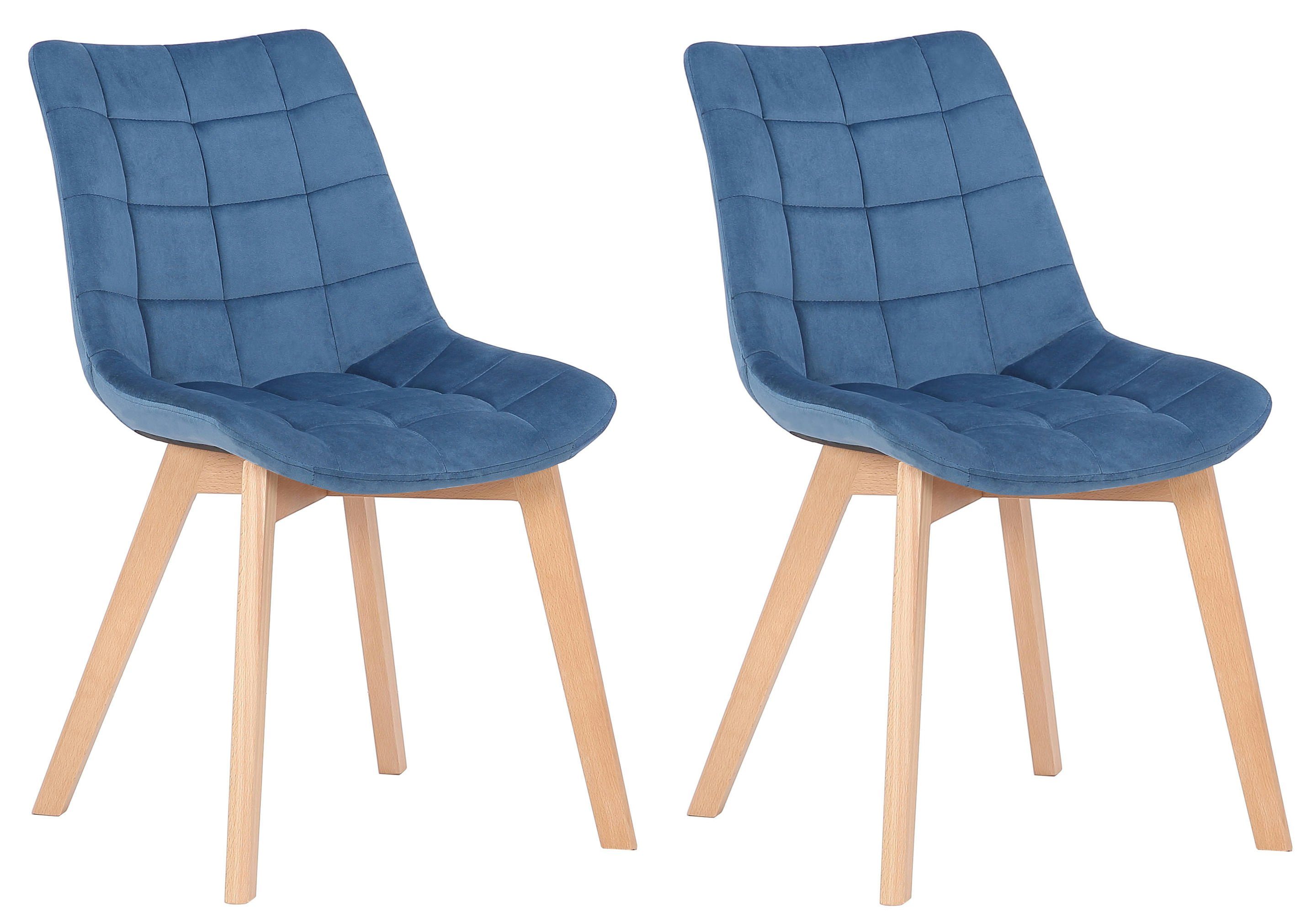 CLP Esszimmerstuhl Passaic Samt (2er Set), günstig online kaufen