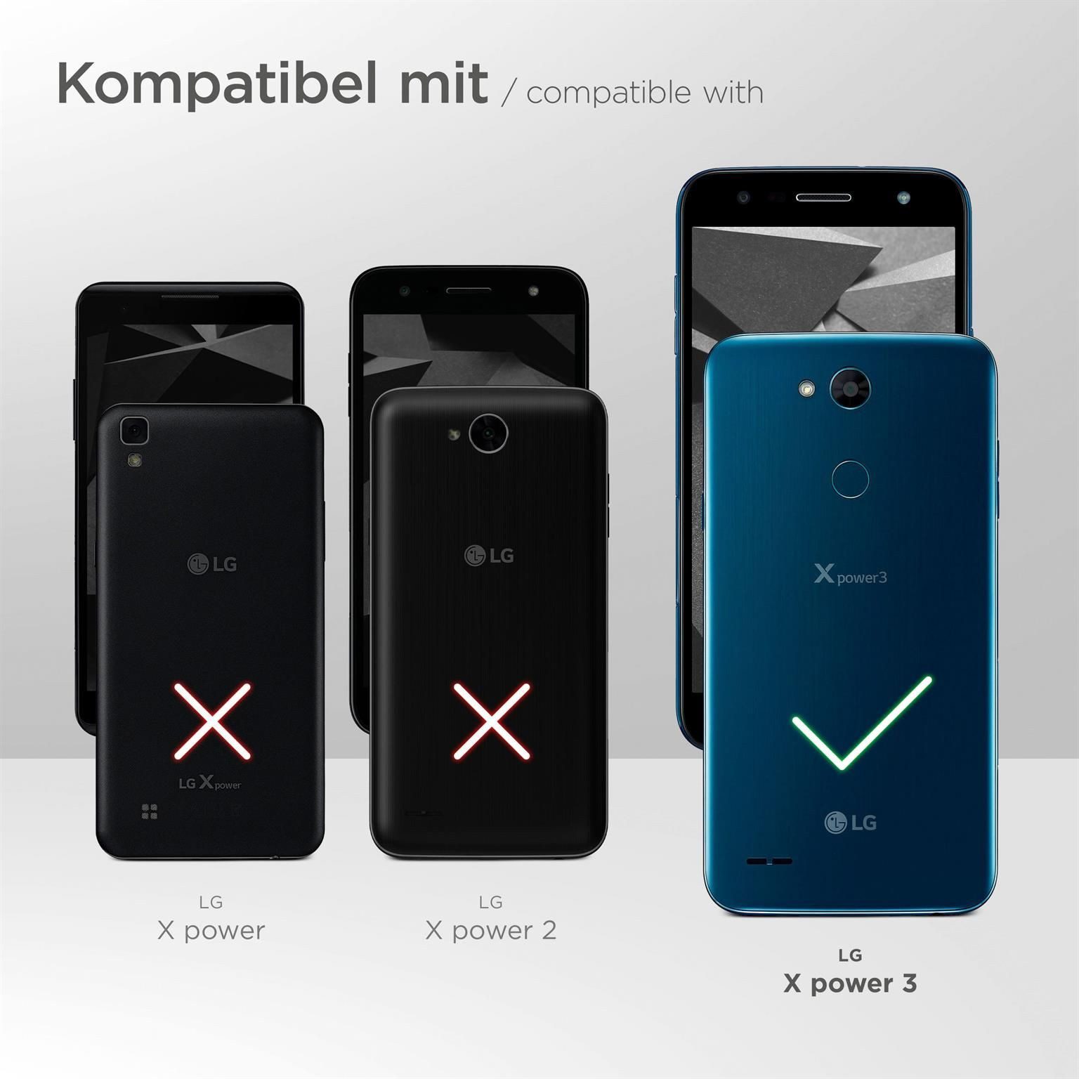 ONEFLOW Handyhülle für LG X Power 3 Wasserdichte Tasche BeachBag Schwarz Zoll, Hülle mit Touch Kamera Fenster IPX8 Unterwasser-Tasche zum Schwimmen