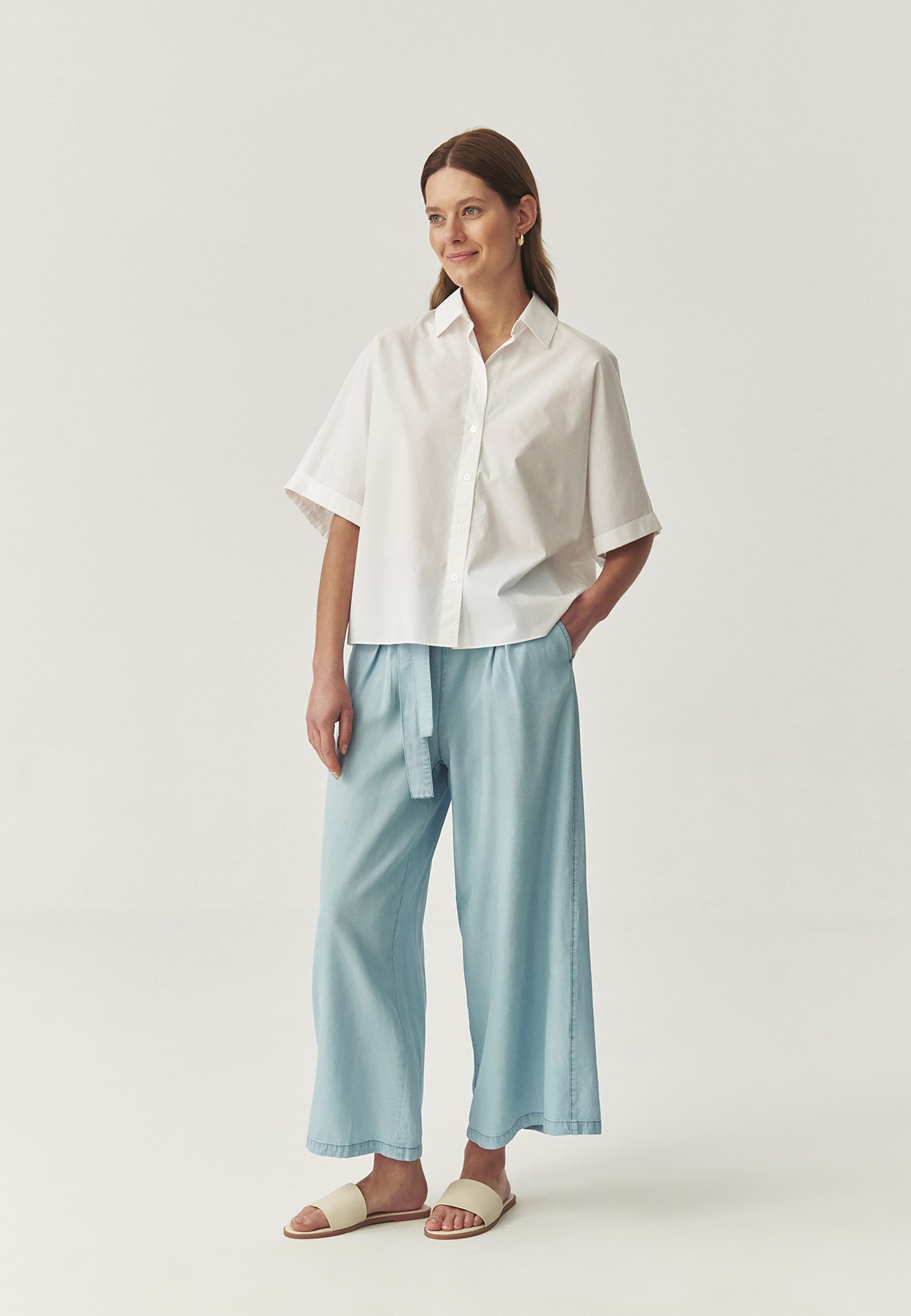 TATUUM Hemdbluse Lockere Baumwollhemd - Zoria