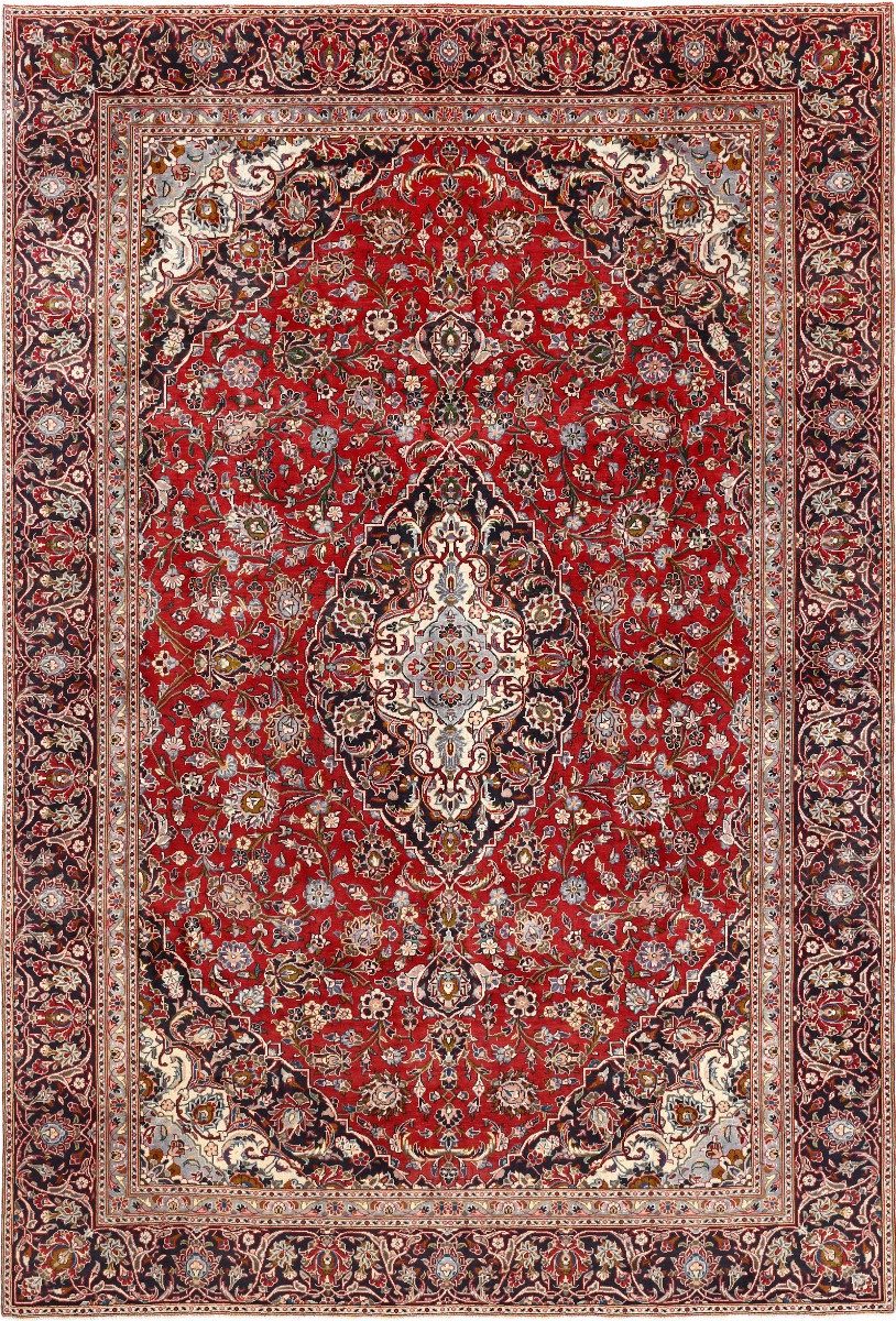 Carpet Avenue Teppich Keshan Patina 397x270, Rechteck, Höhe: 7 mm