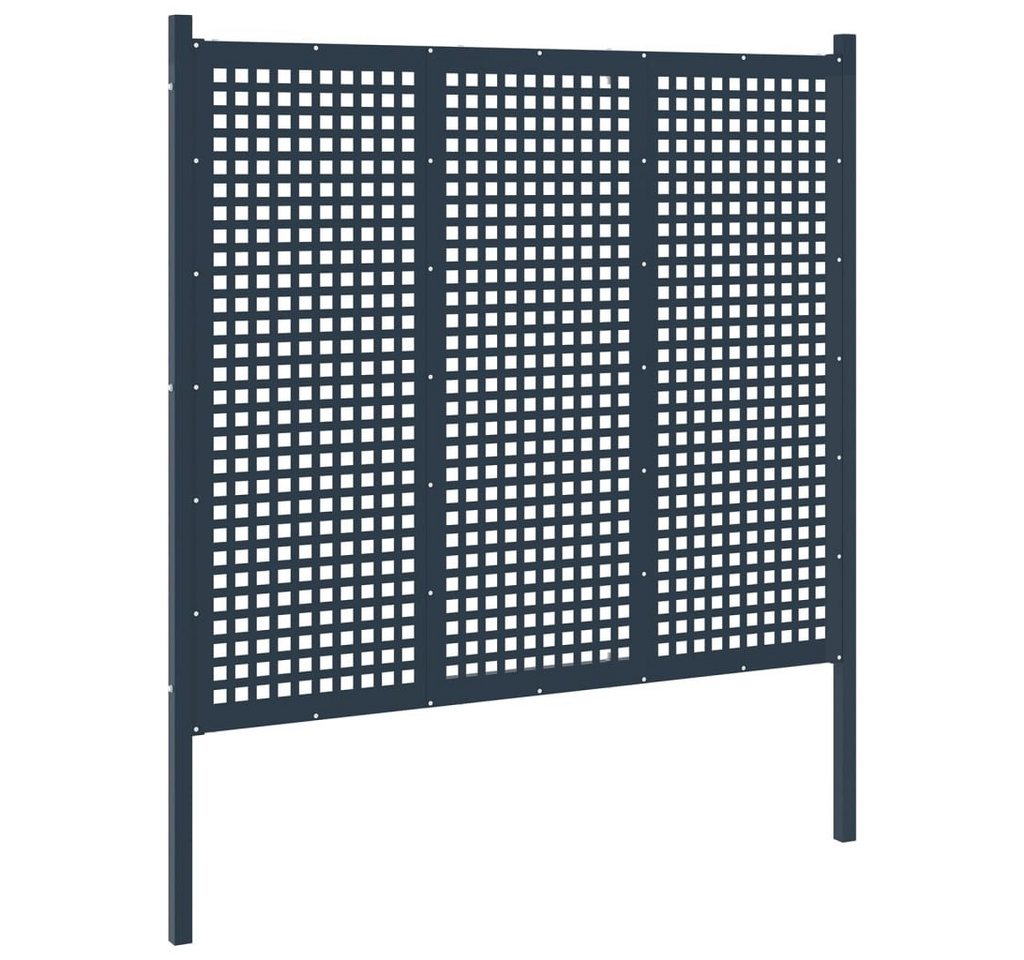 Thumbnail - vidaXL Gartenzaun Gartenzaun Stahl 177×200 cm Anthrazit, (1-St)