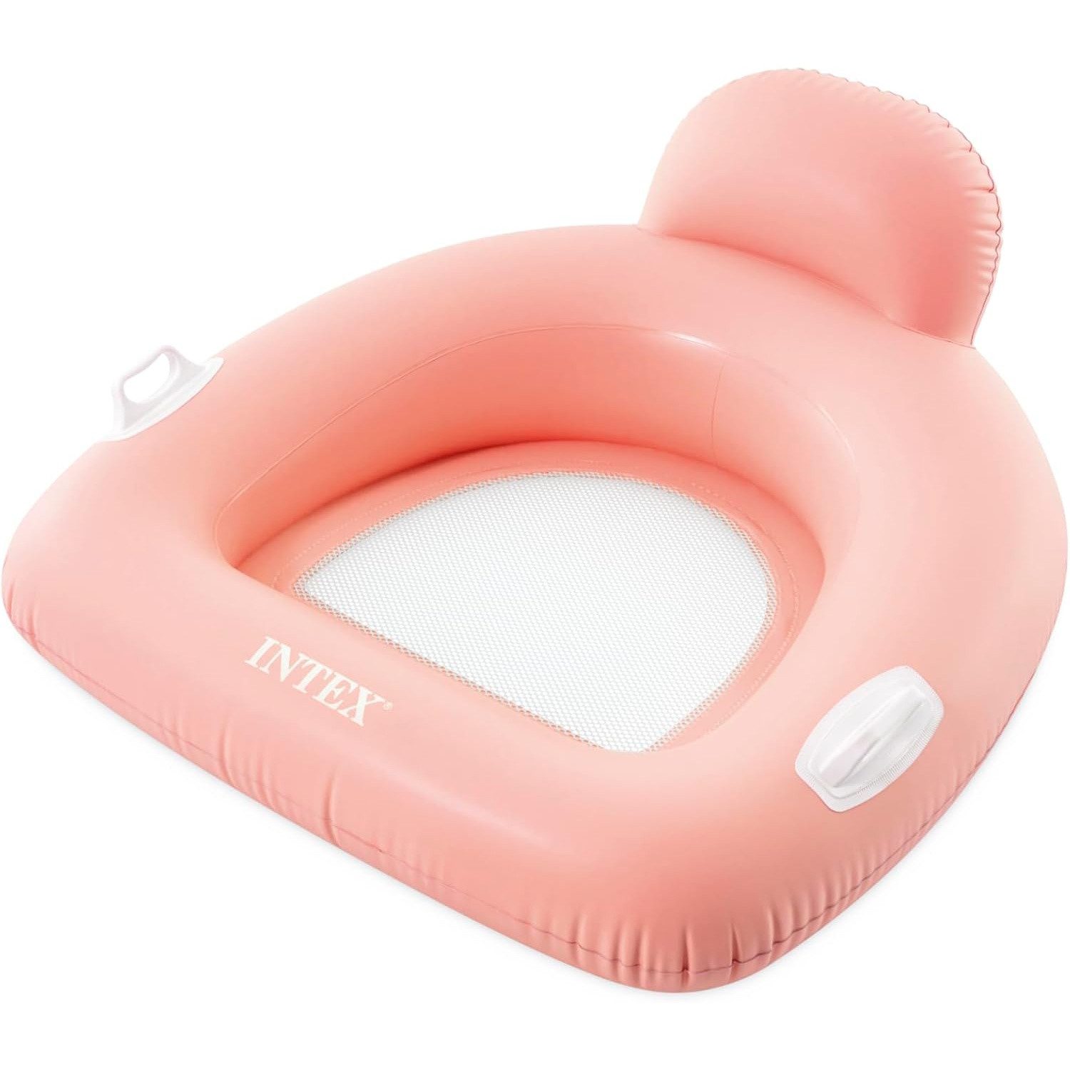 Intex Schwimmsessel Schwimmsessel Pillow Float Lounges 114x107cm, mit Haltegriffen