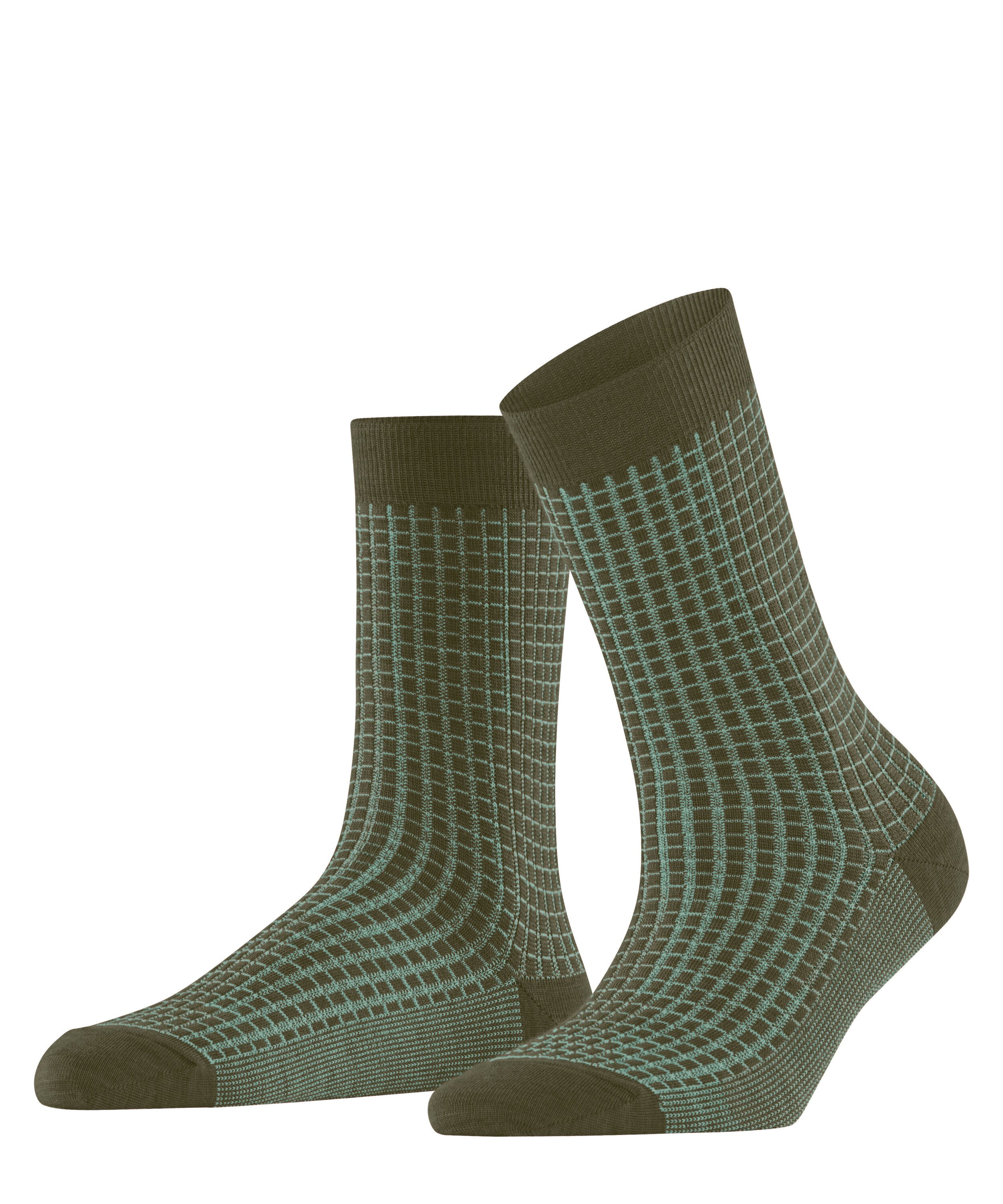FALKE Socken Softmerino Special Edition (1-Paar) mit Karo Muster