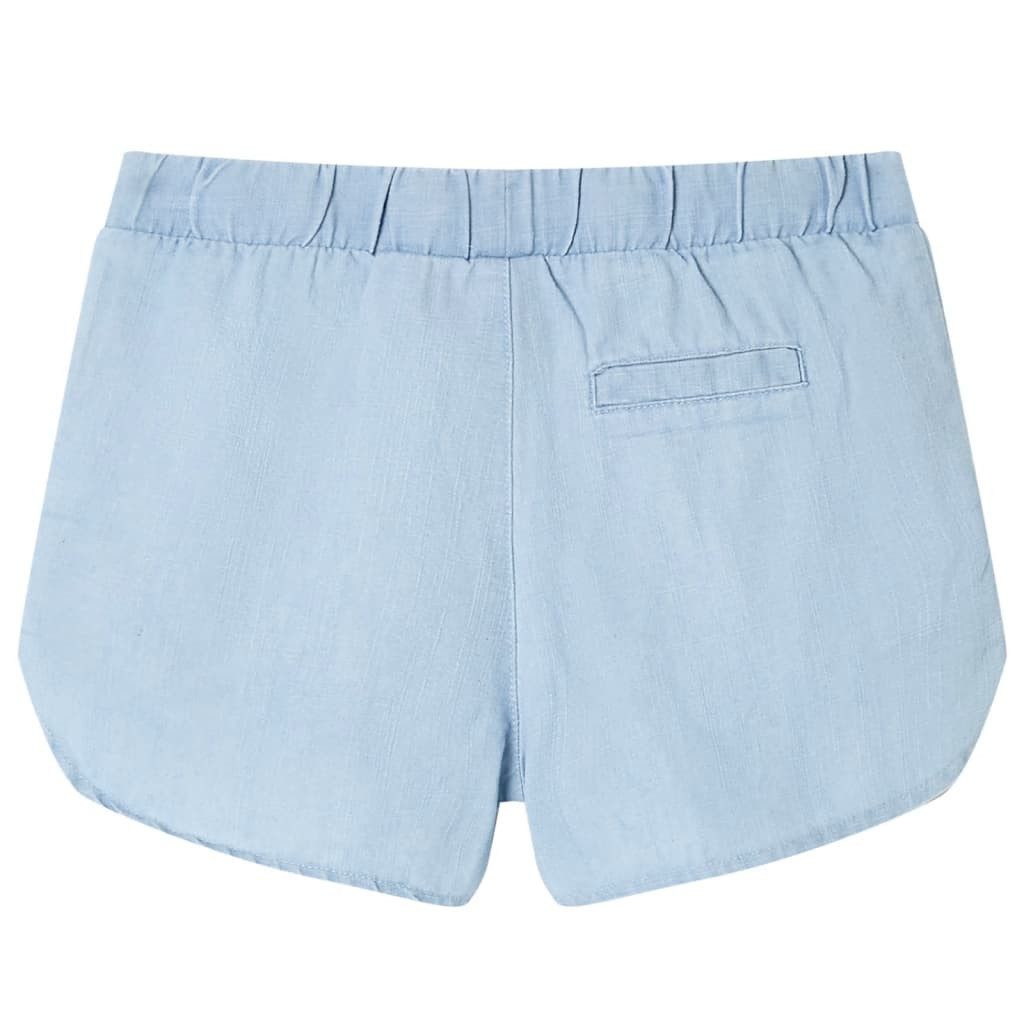 vidaXL Trainingshose Kindershorts Helles Jeansblau 140