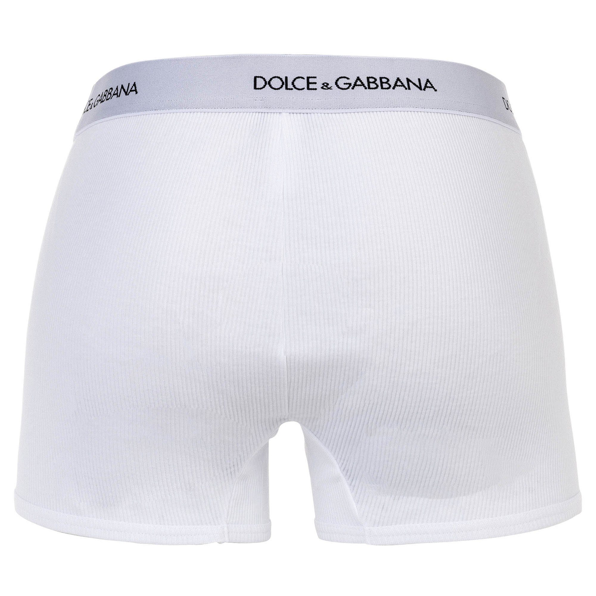 DOLCE & GABBANA Boxer Herren Boxershort Baumwolle Fine-Rib Regular Boxer